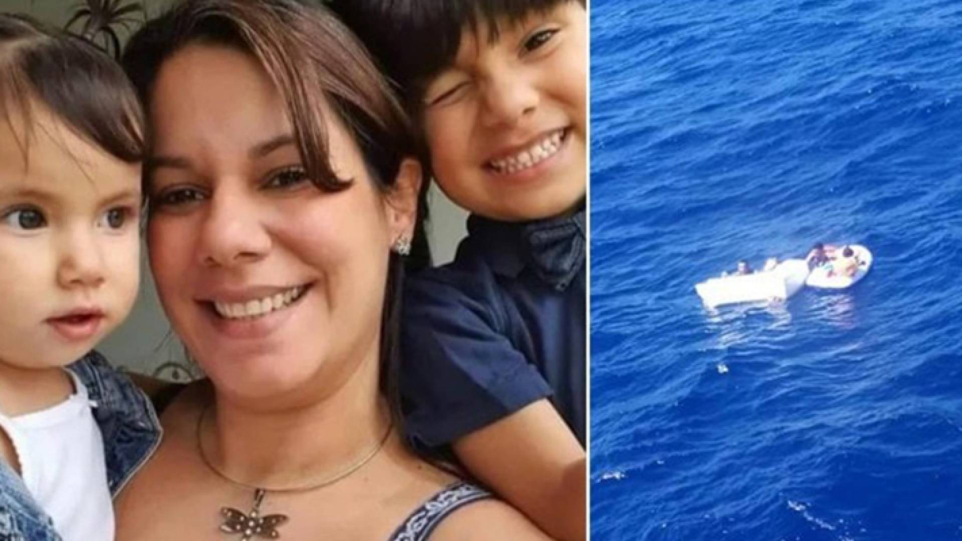 الأم وطفليها