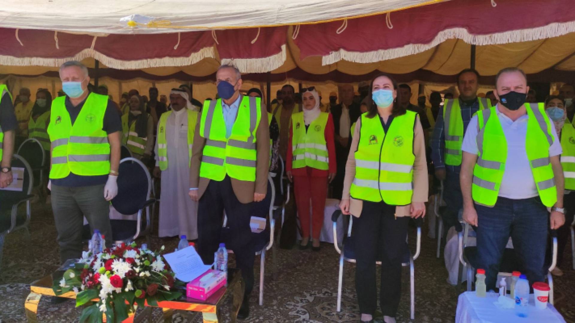 مشاركة عدد من الوزراء في إطلاق الحملة الوطنية "بسواعدنا"