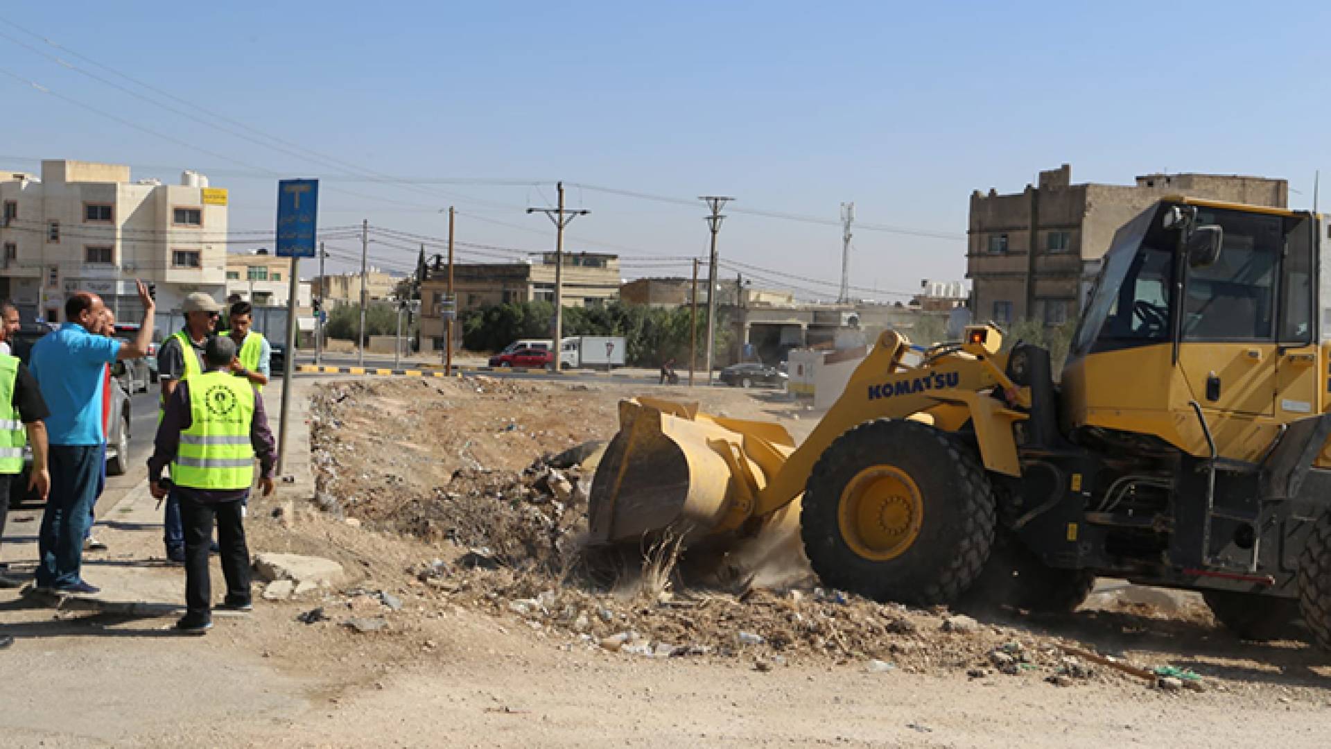 حملة النظافة في محافظة اربد