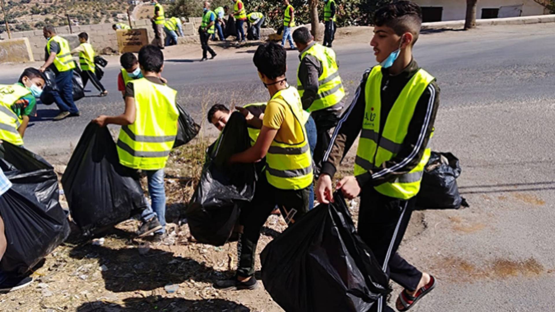 حماة نظافة عامة في محافظات المملكة