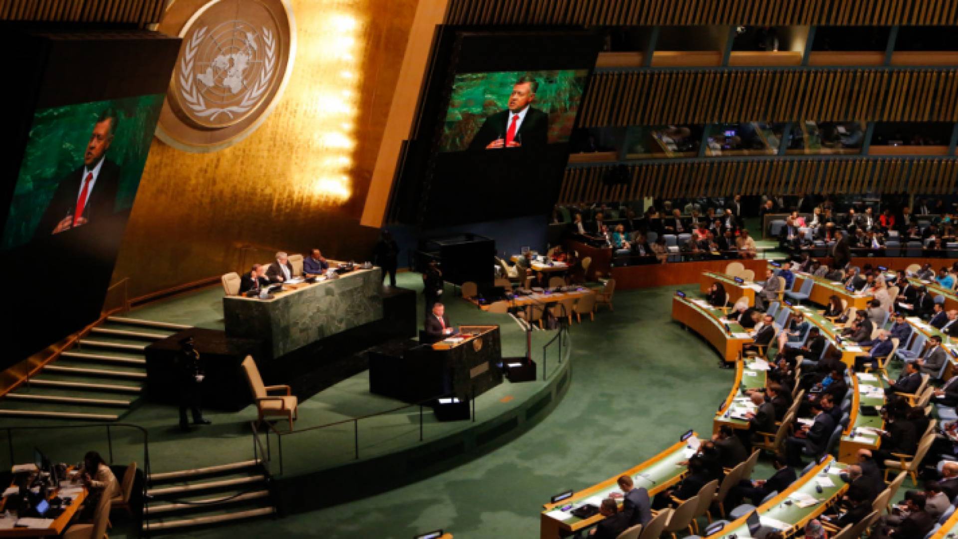 الملك في الجمعية العامة للأمم المتحدة - الصورة ارشيفية