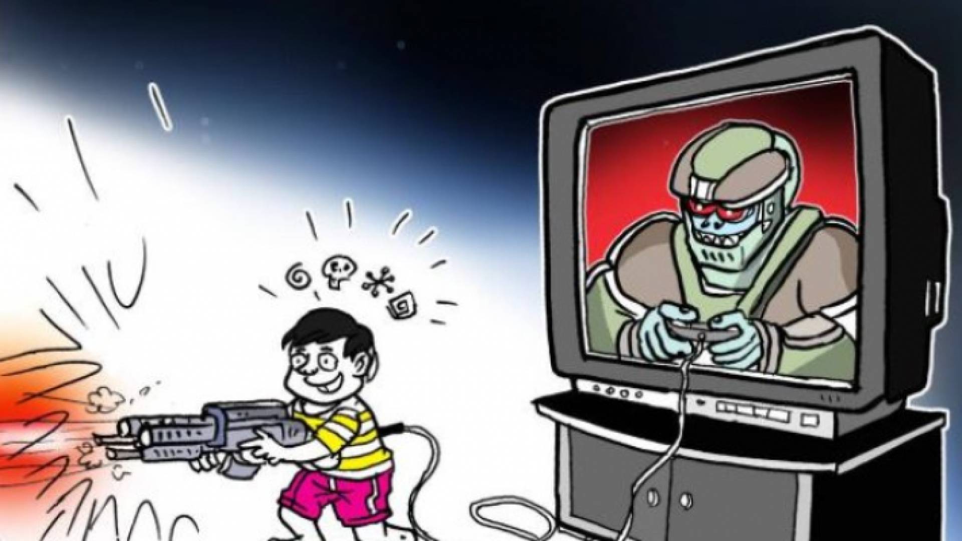 ألعاب العنف - تعبيرية