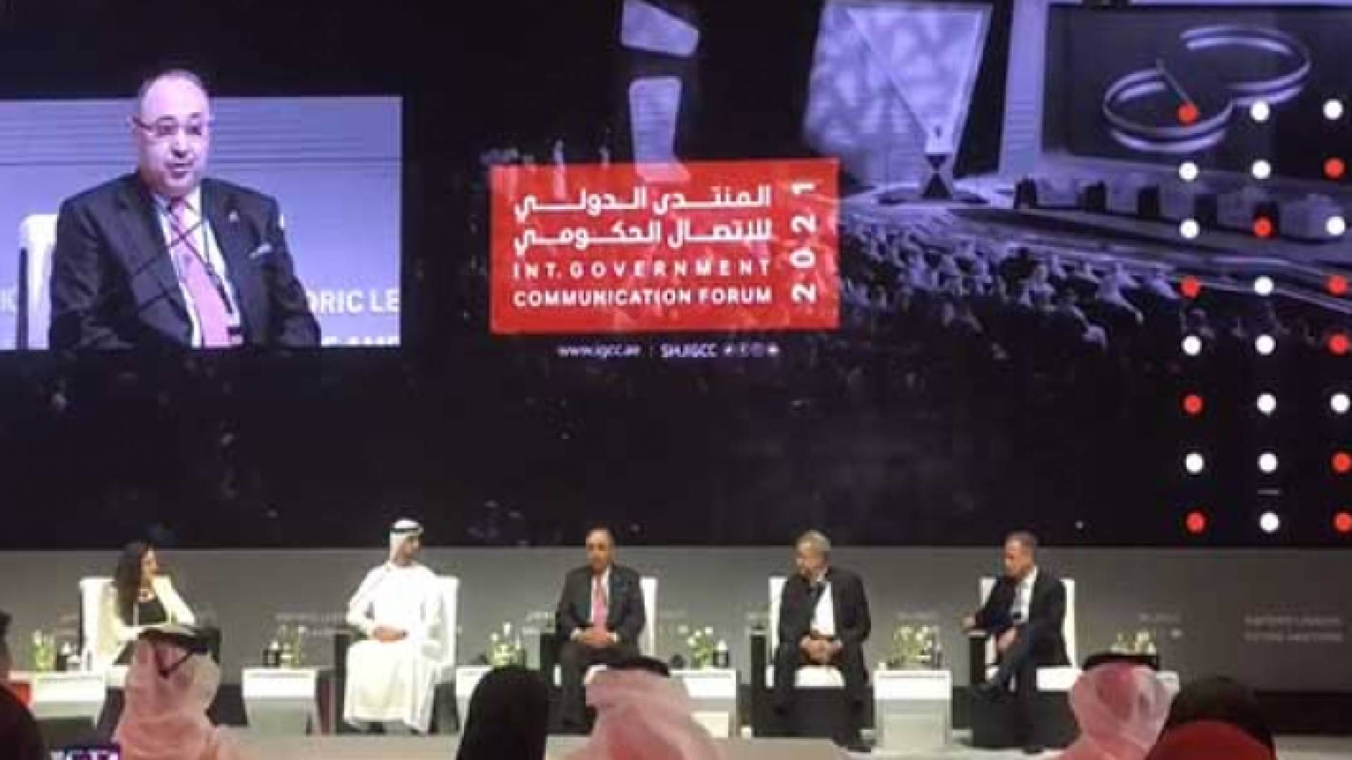 خلال مشاركة وزير الدولة لشؤون الإعلام صخر دودين في المنتدى الدولي للاتصال الحكومي