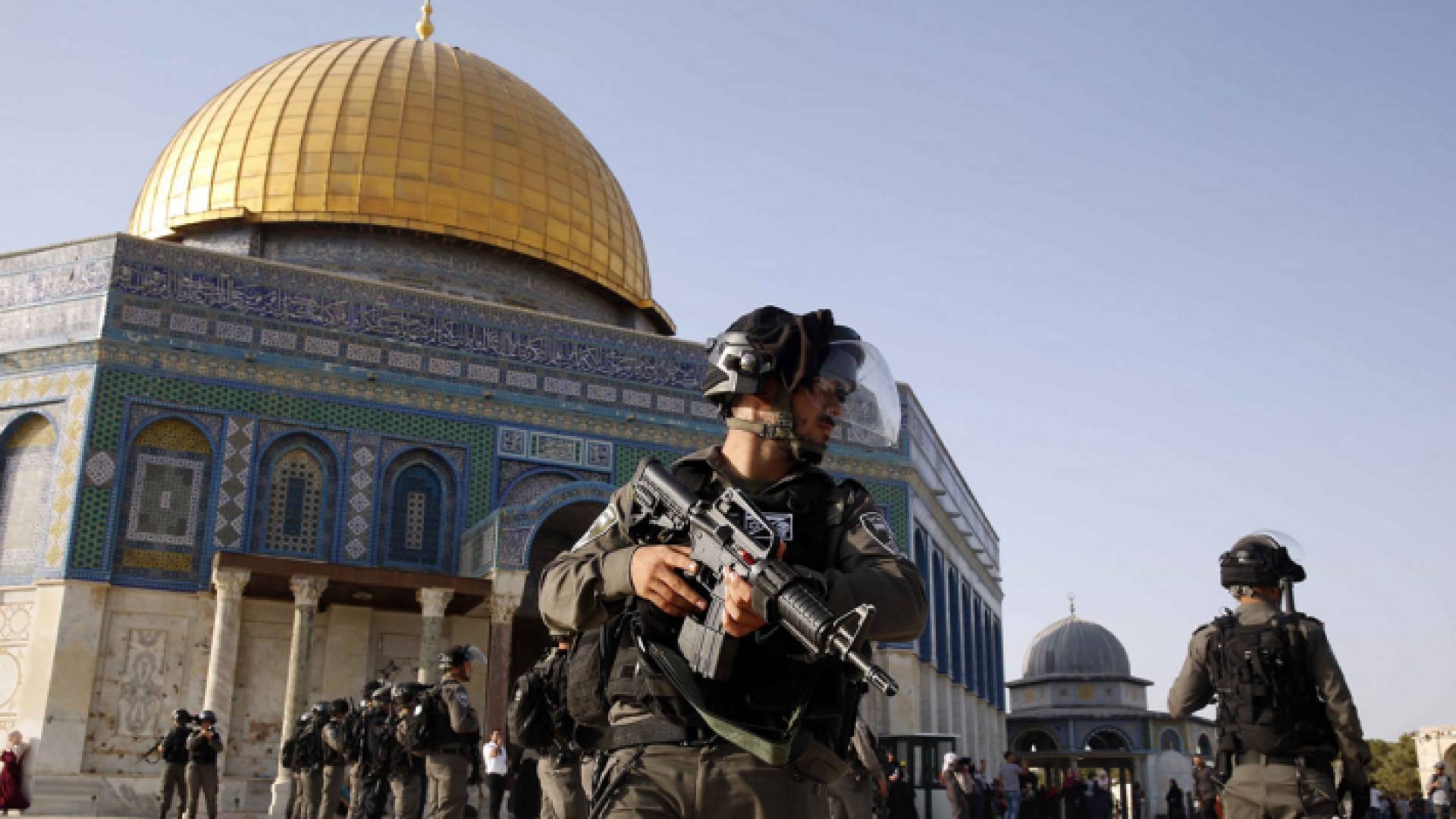 جنود من قوات الاحتلال الإسرائيلي في المسجد الأقصى - أرشيفية