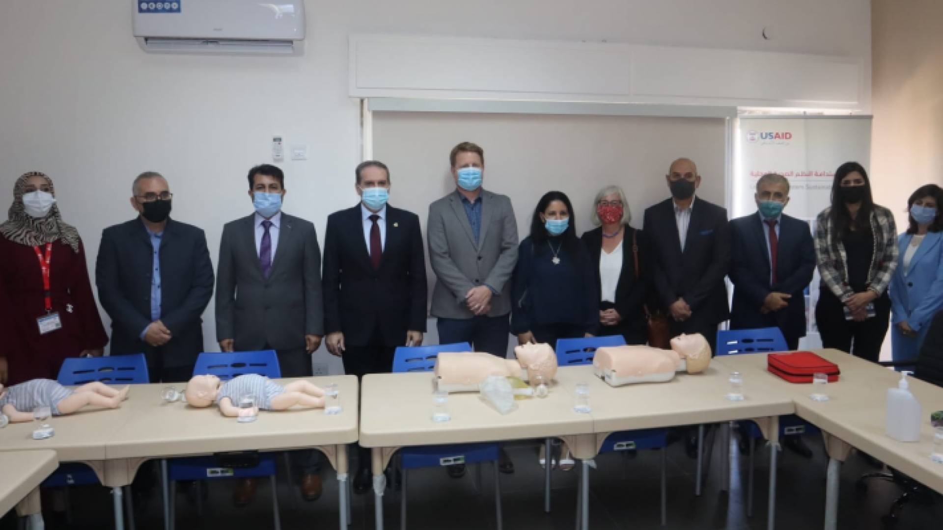 وزير الصحة يفتتح المركز التدريبي لبرامج دعم الحياة