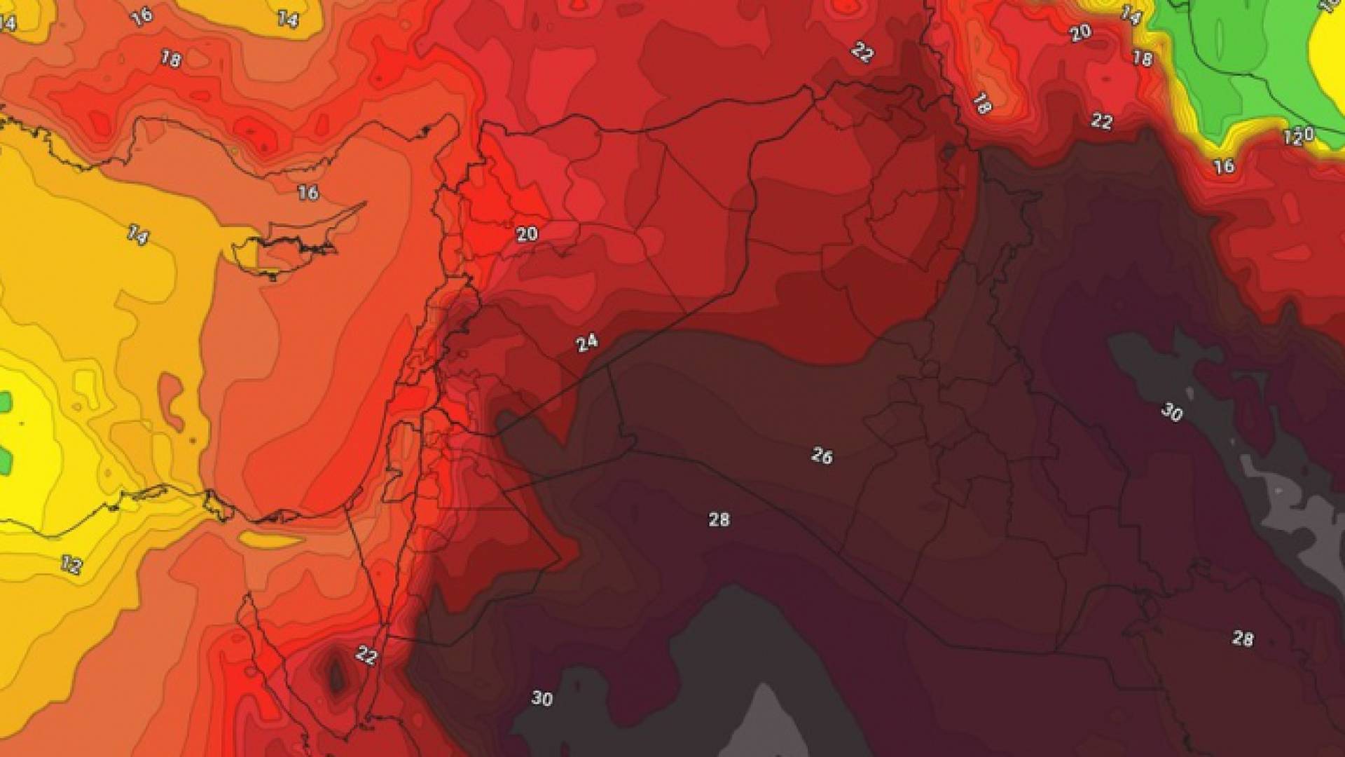 صورة توضيحية لخريطة جوية