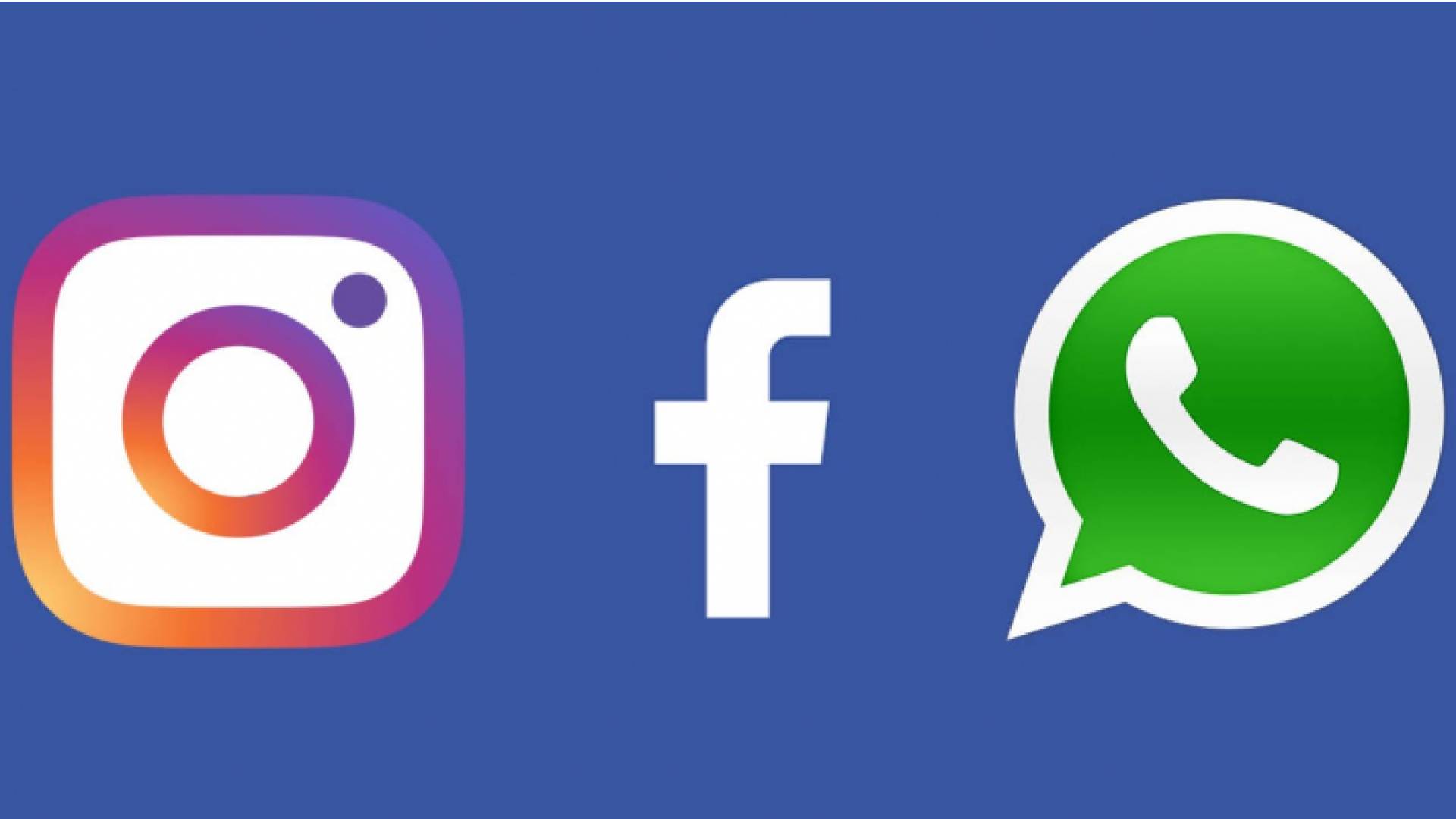 أيقونات منصات فيسبوك وواتساب وإنستغرام