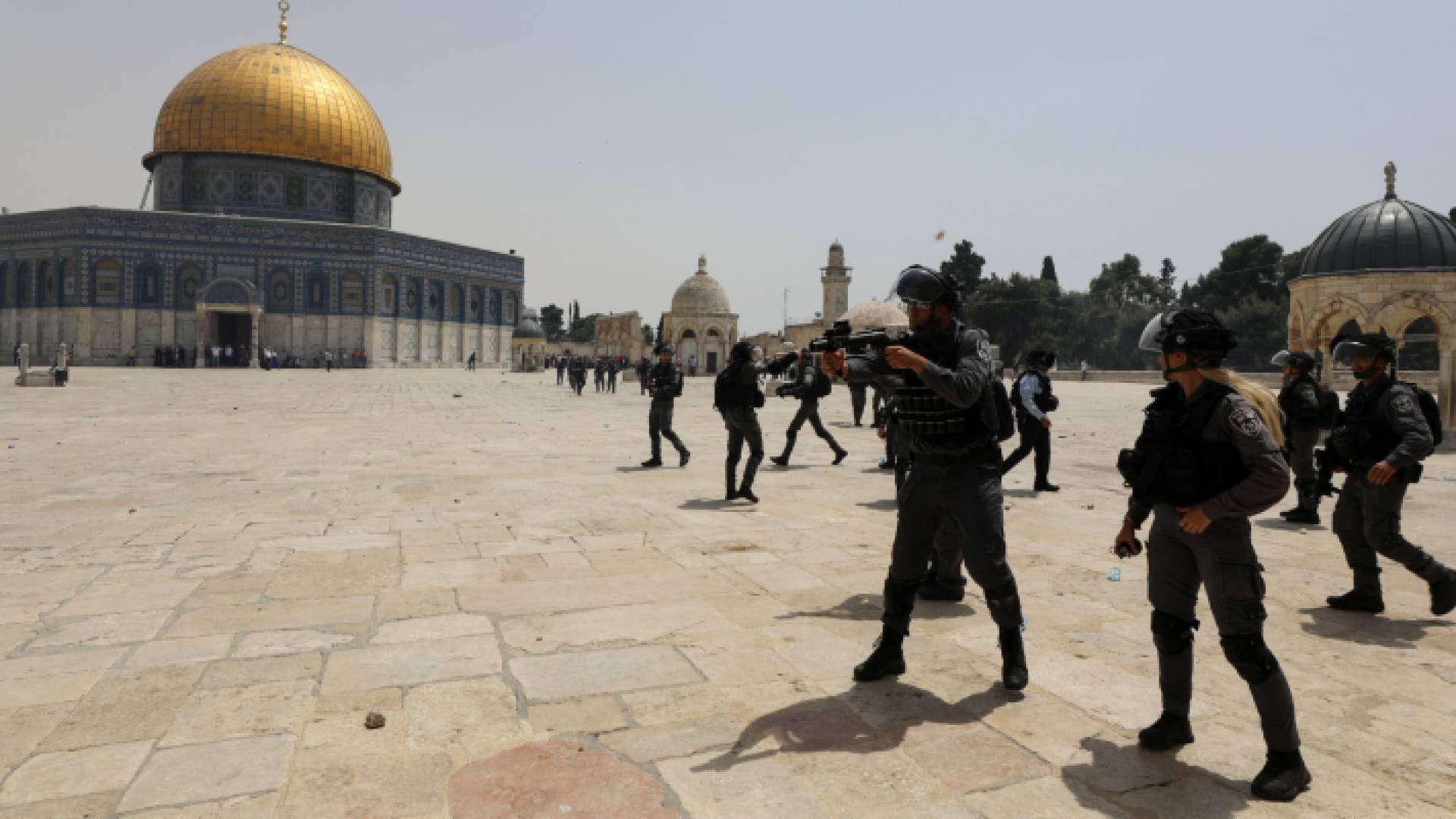 قوات الاحتلال تقتحم باحات الأقصى - ارشيفية
