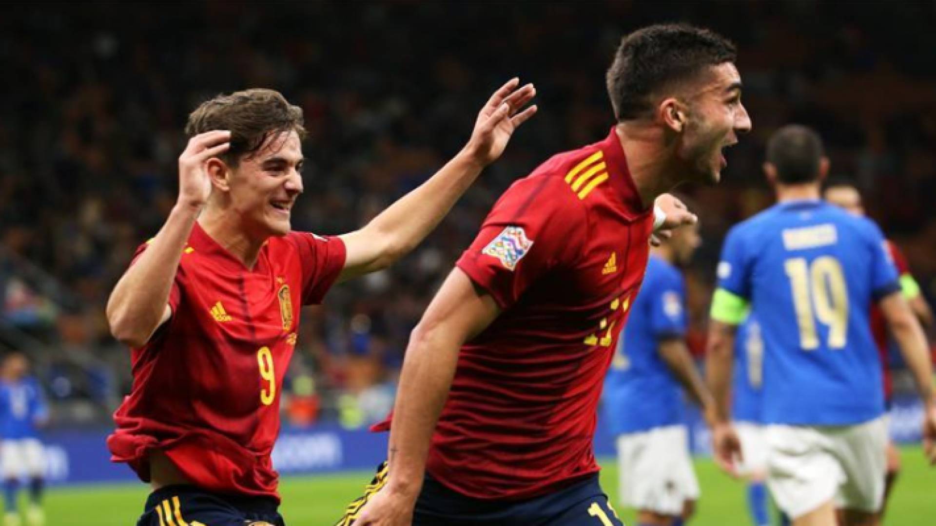 إسبانيا تثأر من إيطاليا وتتأهل لنهائي دوري الأمم الأوروبية