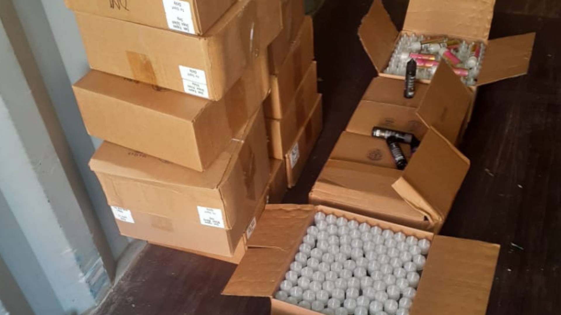 جانب من المضبوطات