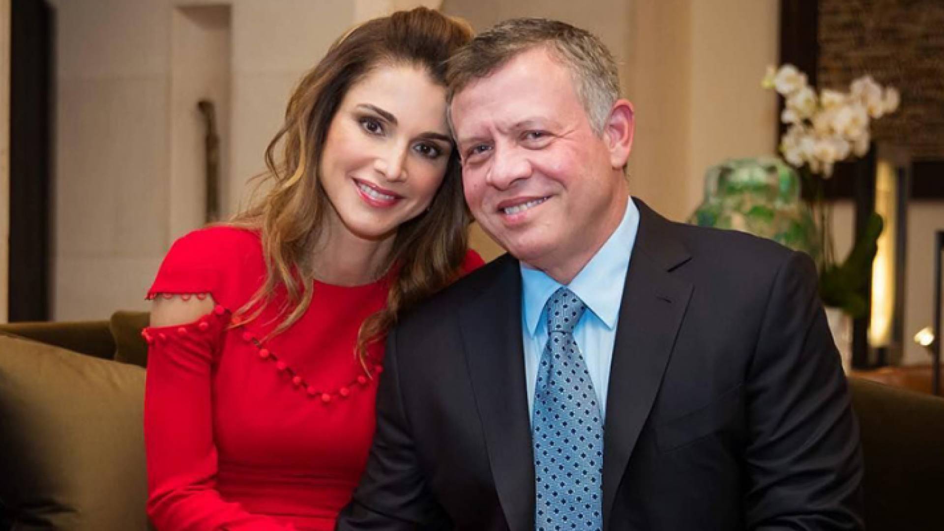 جلالة الملك عبدالله الثاني والملكة رانيا العبدالله