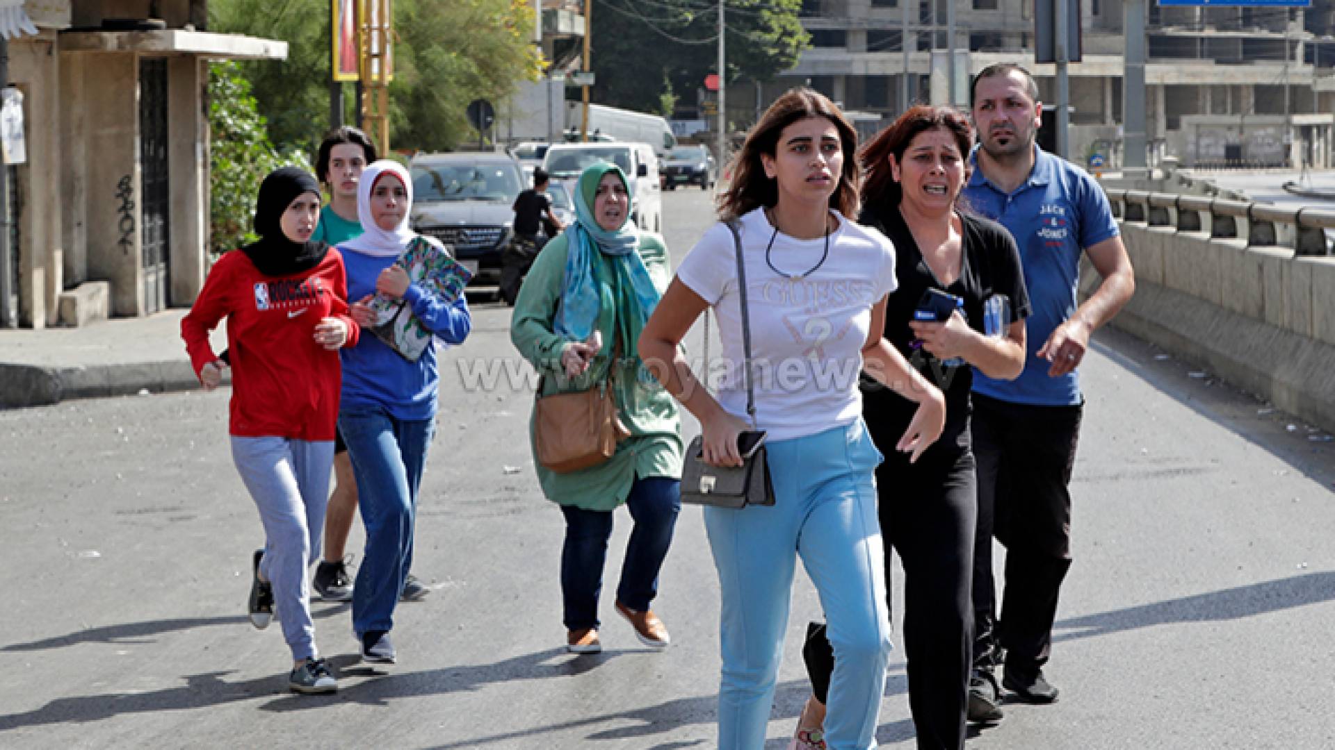 الرعب والخوف ينتشر في شوارع بيروت