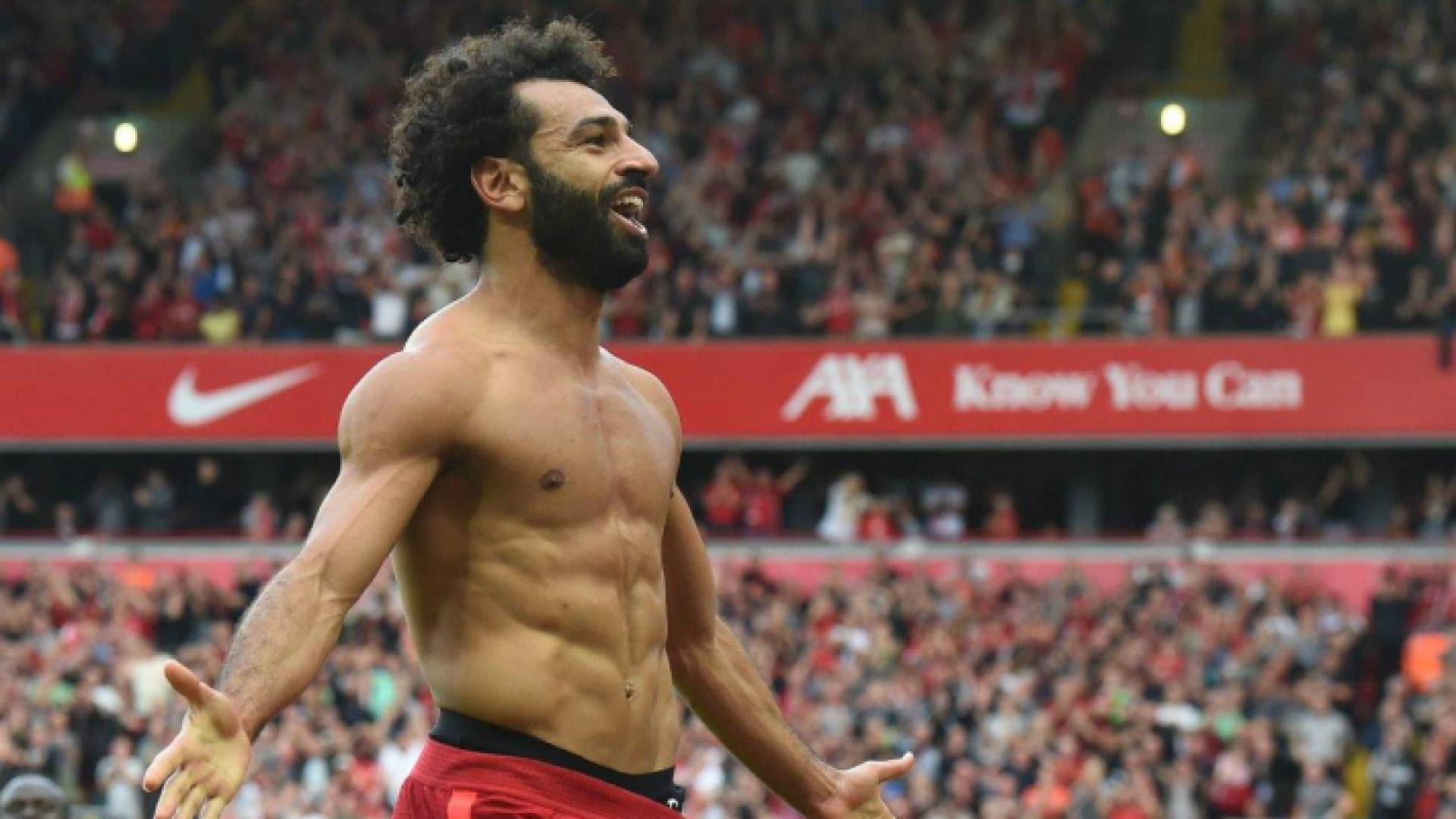 لاعب نادي ليفربول الإنجليزي محمد صلاح