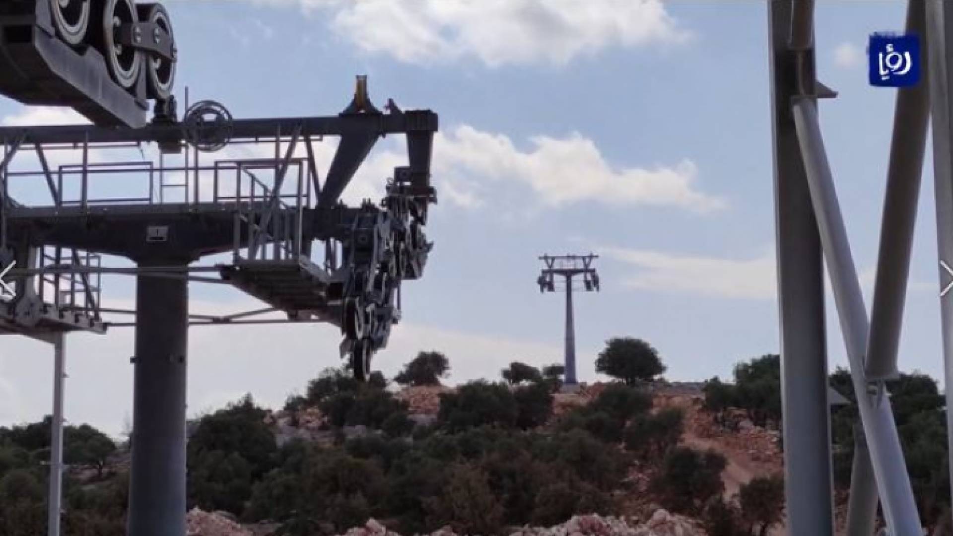 أكثر من 30% نسبة الإنجاز في مشروع تلفريك عجلون