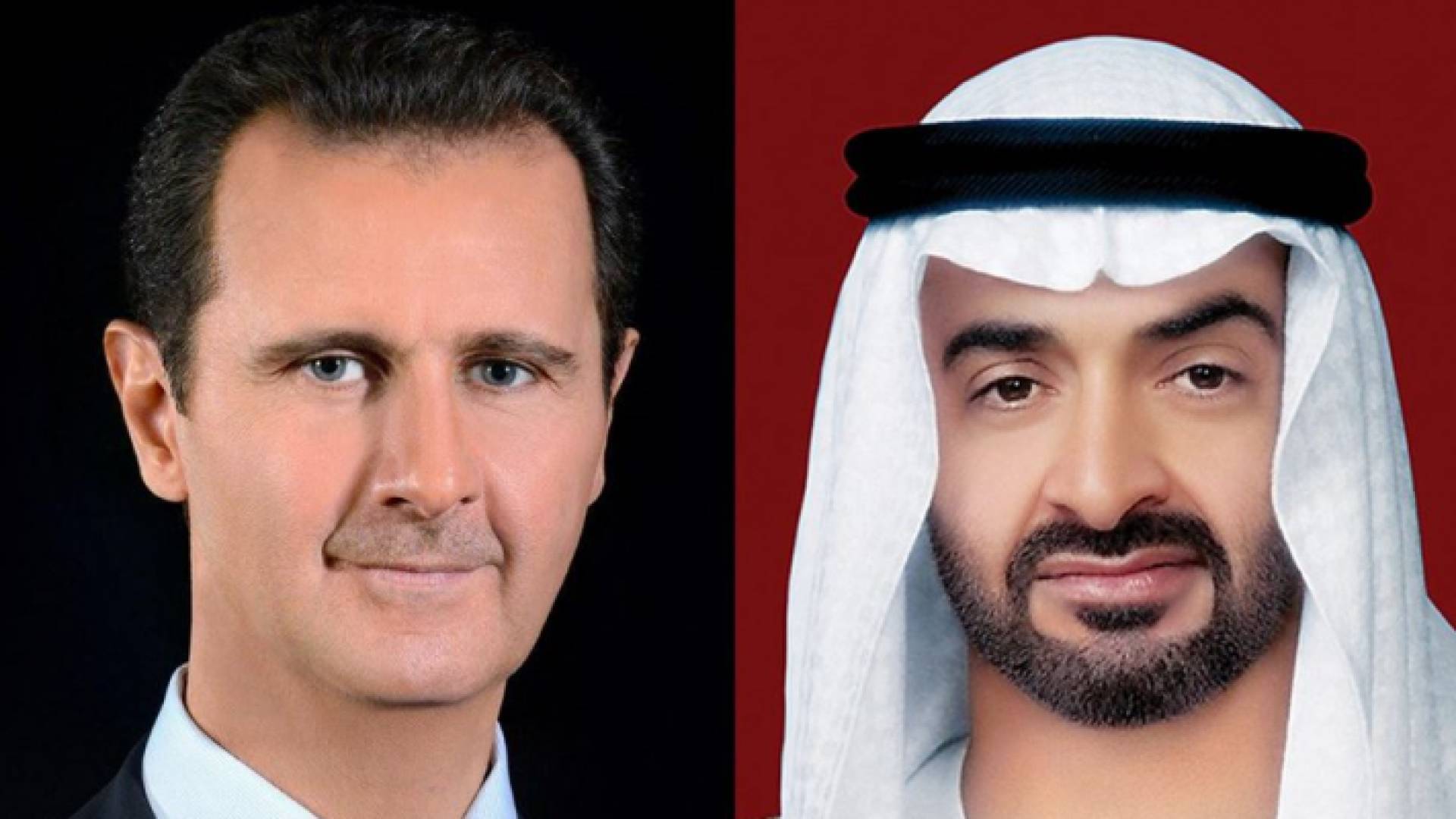 ابن زايد يتلقى إتصالا هاتفيا الأسد