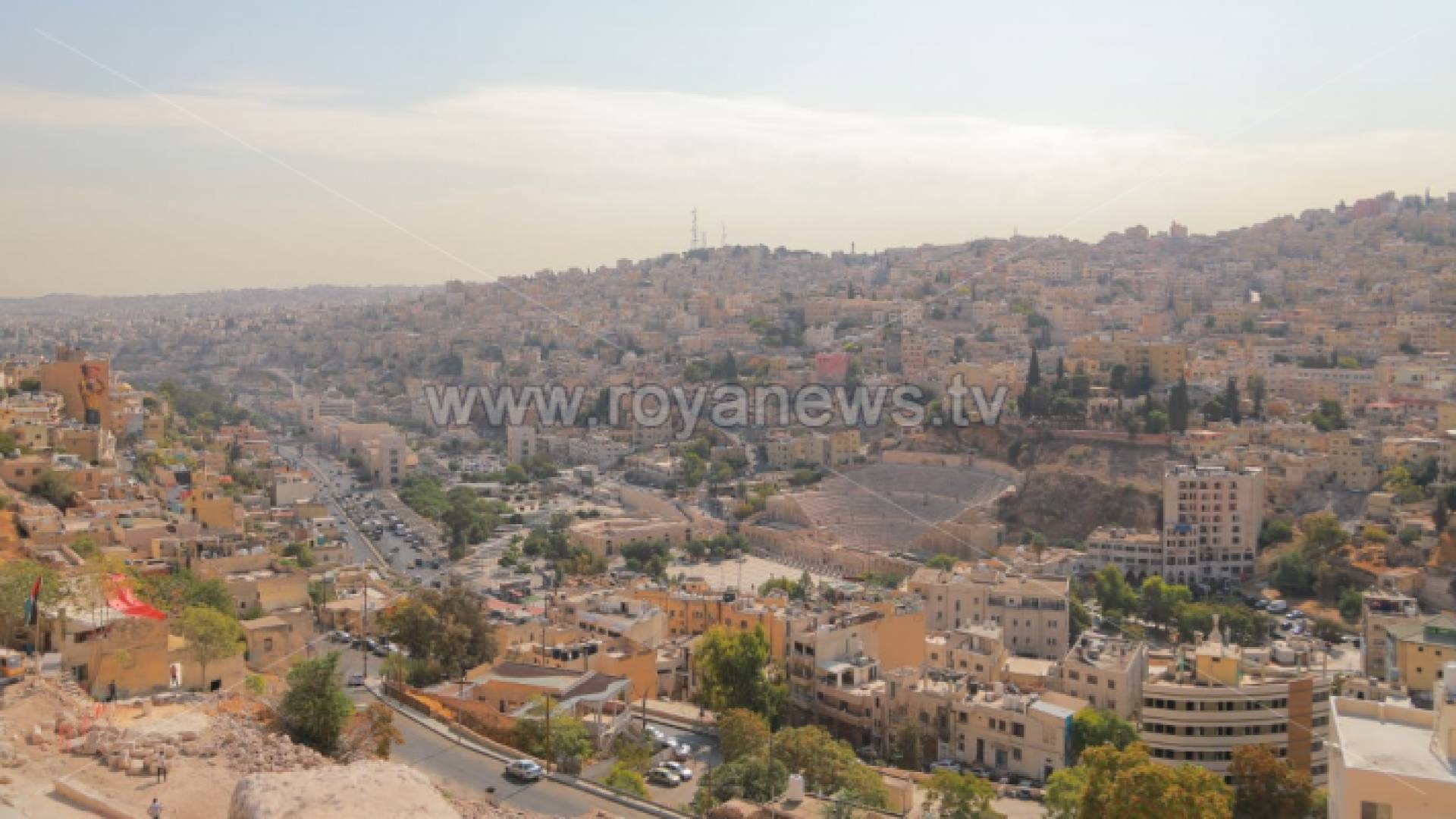 صورة عامة من العاصمة عمان - ارشيفية