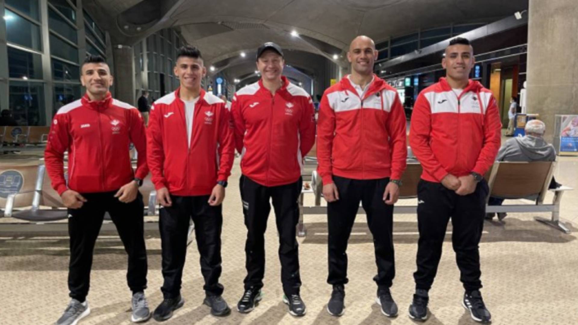 لاعبو المنتخب الوطني للملاكمة