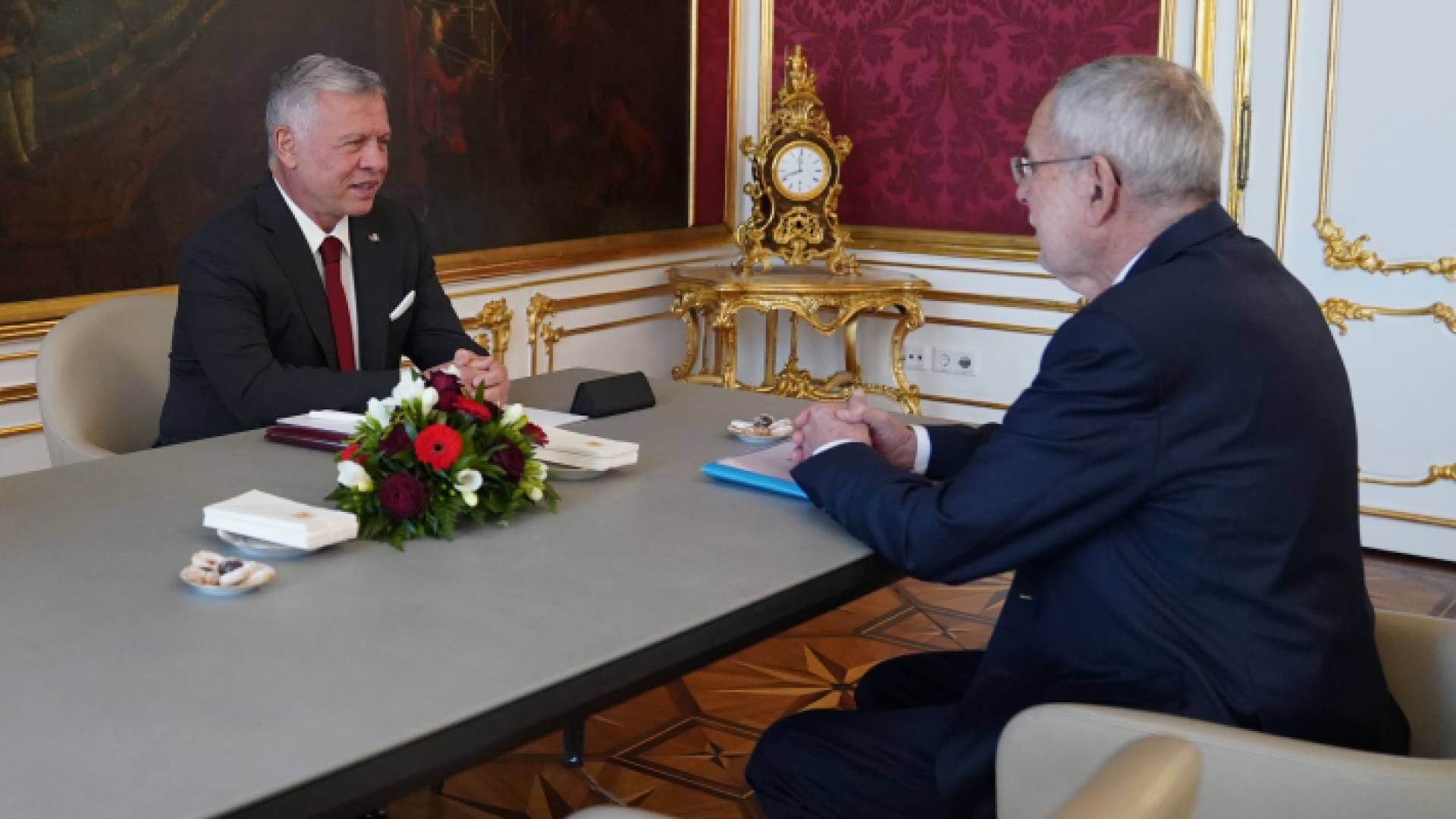 جلالة الملك والرئيس النمساوي