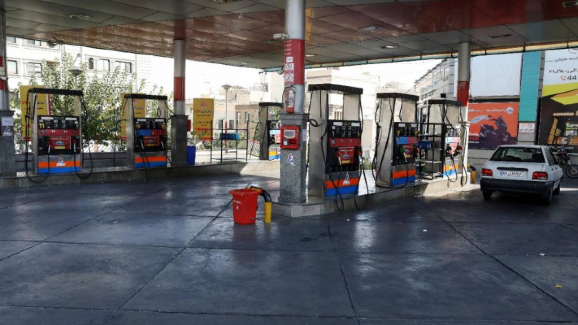 إحدى محطات المحروقات في طهران