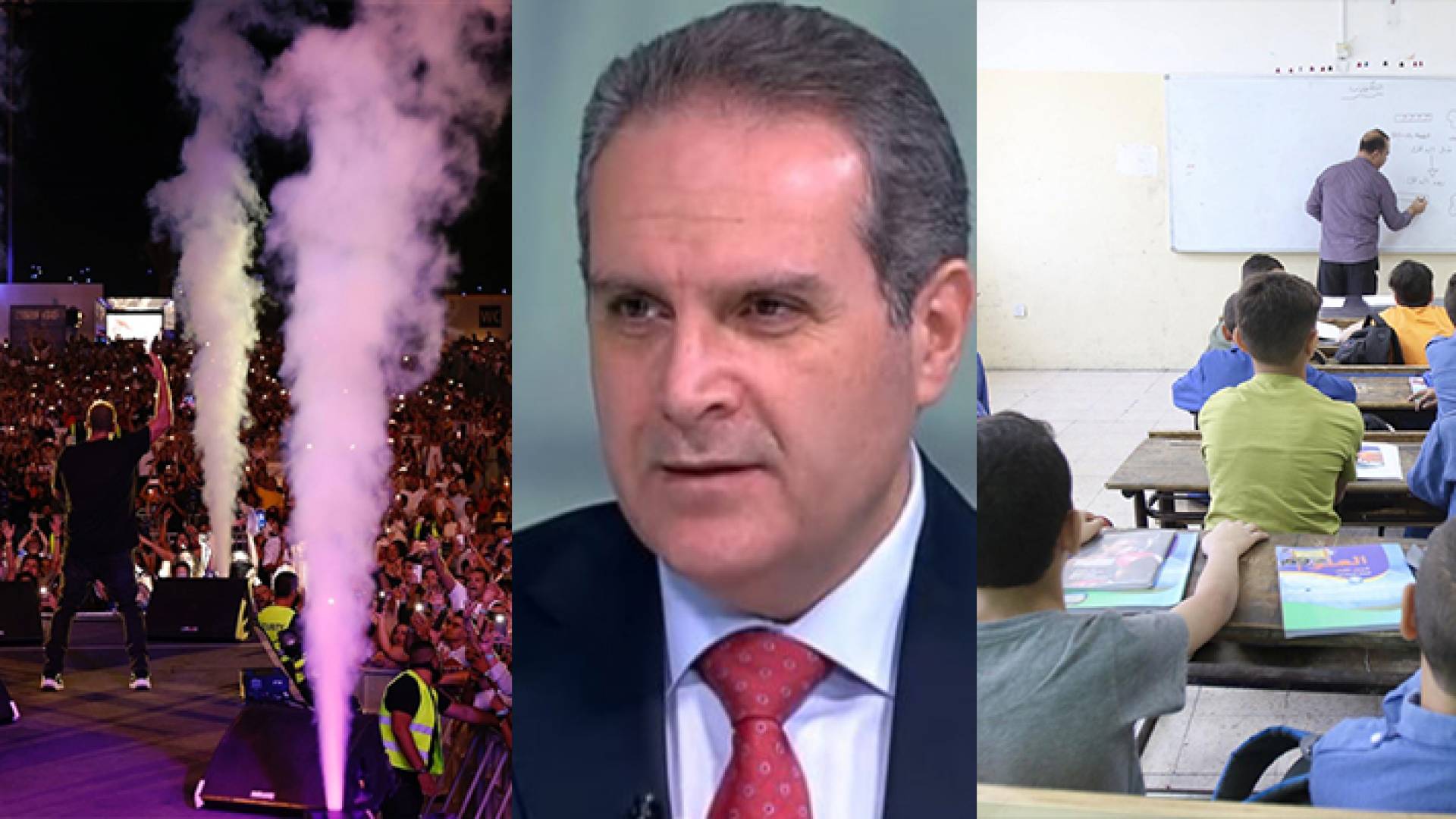 وزير الصحة فراس الهواري وسط الصورة