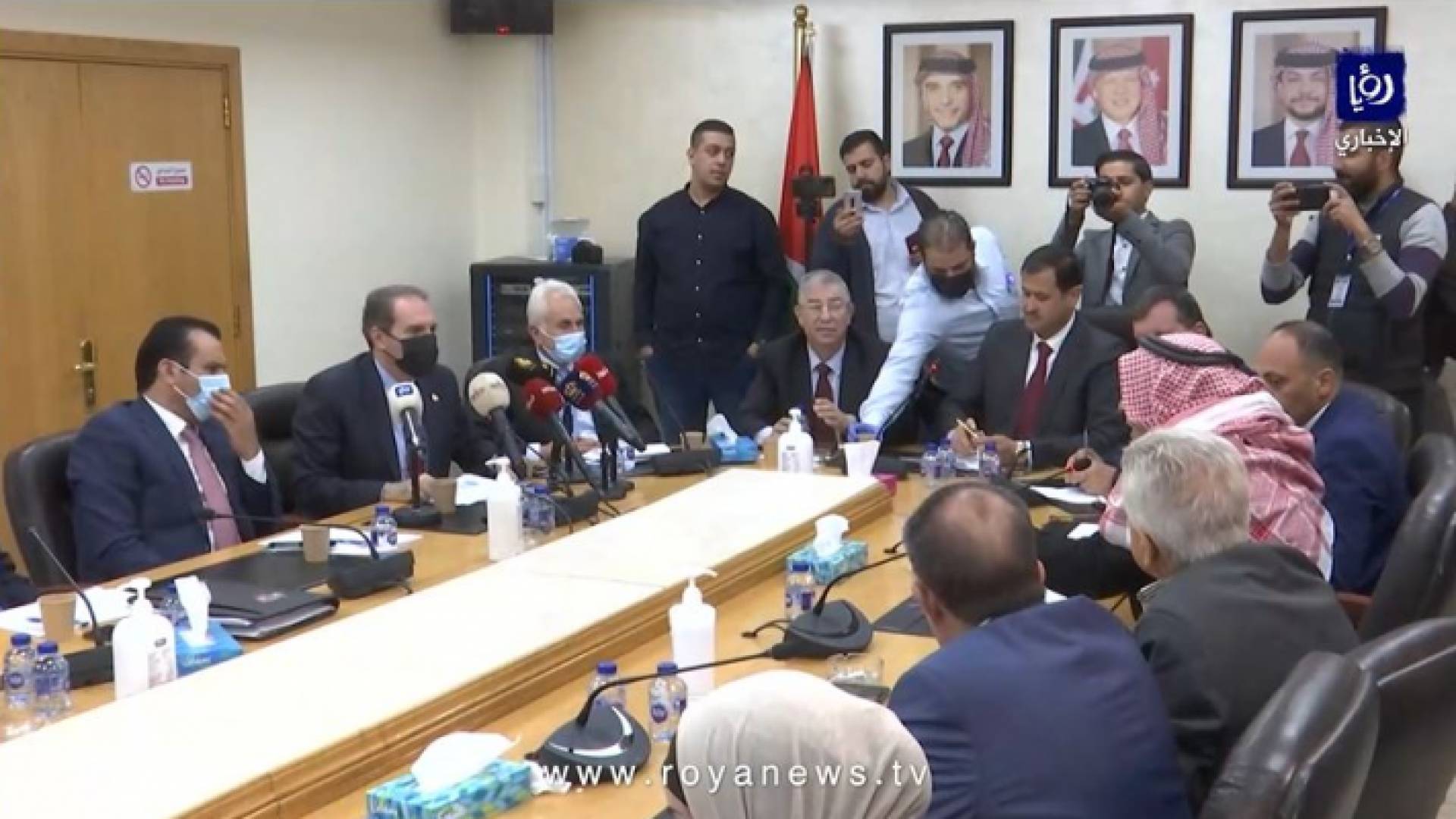 جانب من اجتماع لجنة التعليم النيابية مع وزيري الصحة والتربية والتعليم