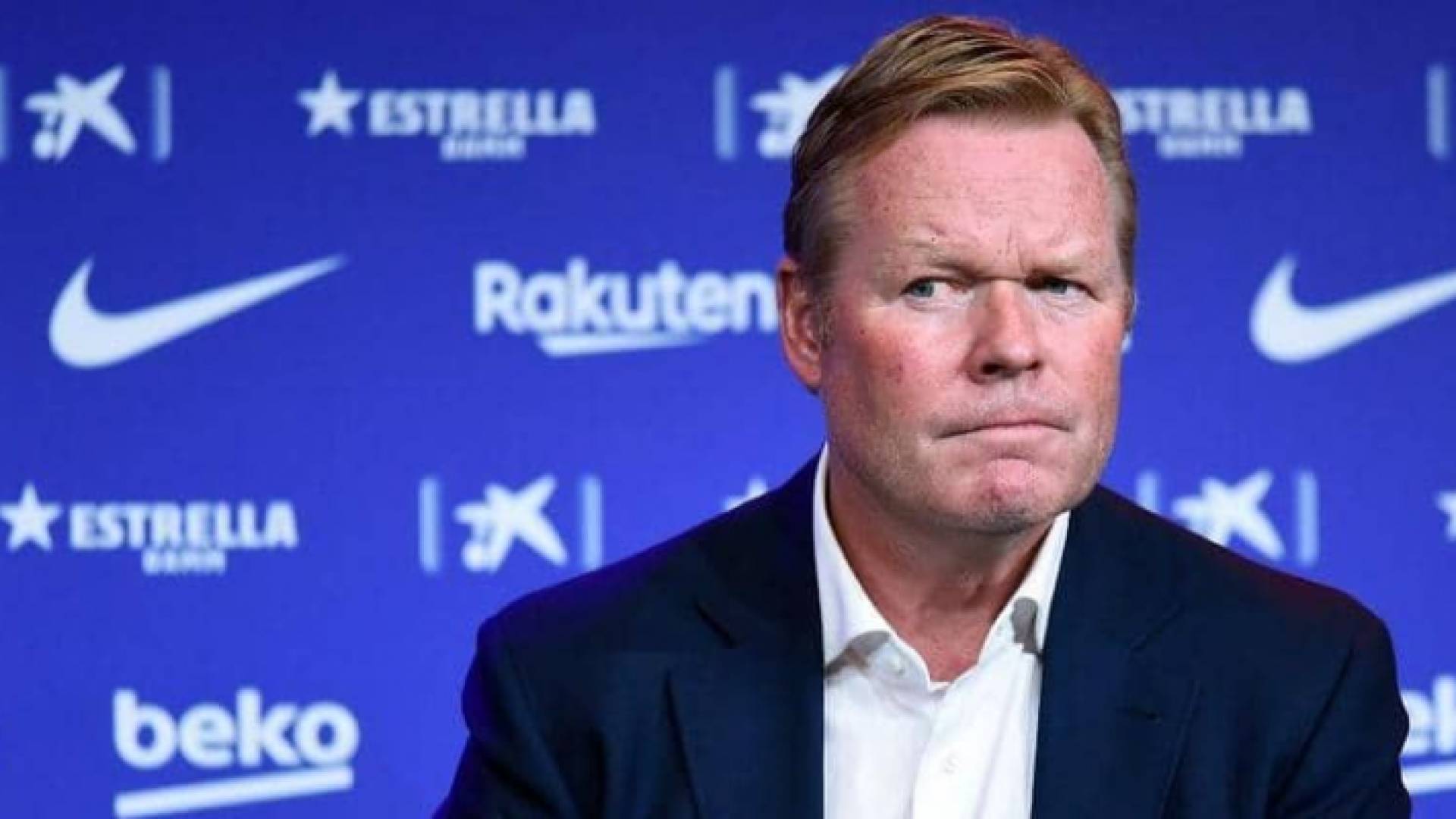 اقالة كومان من تدريب برشلونة