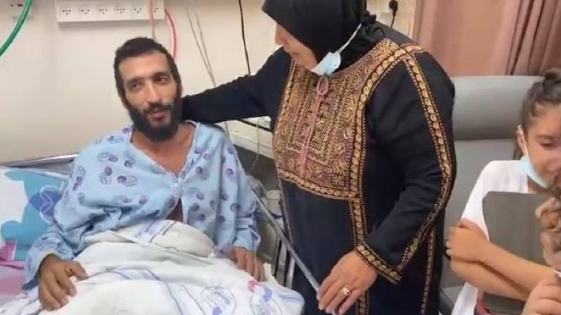 الأسير الفلسطيني المضرب عن الطعام كايد الفسفوس