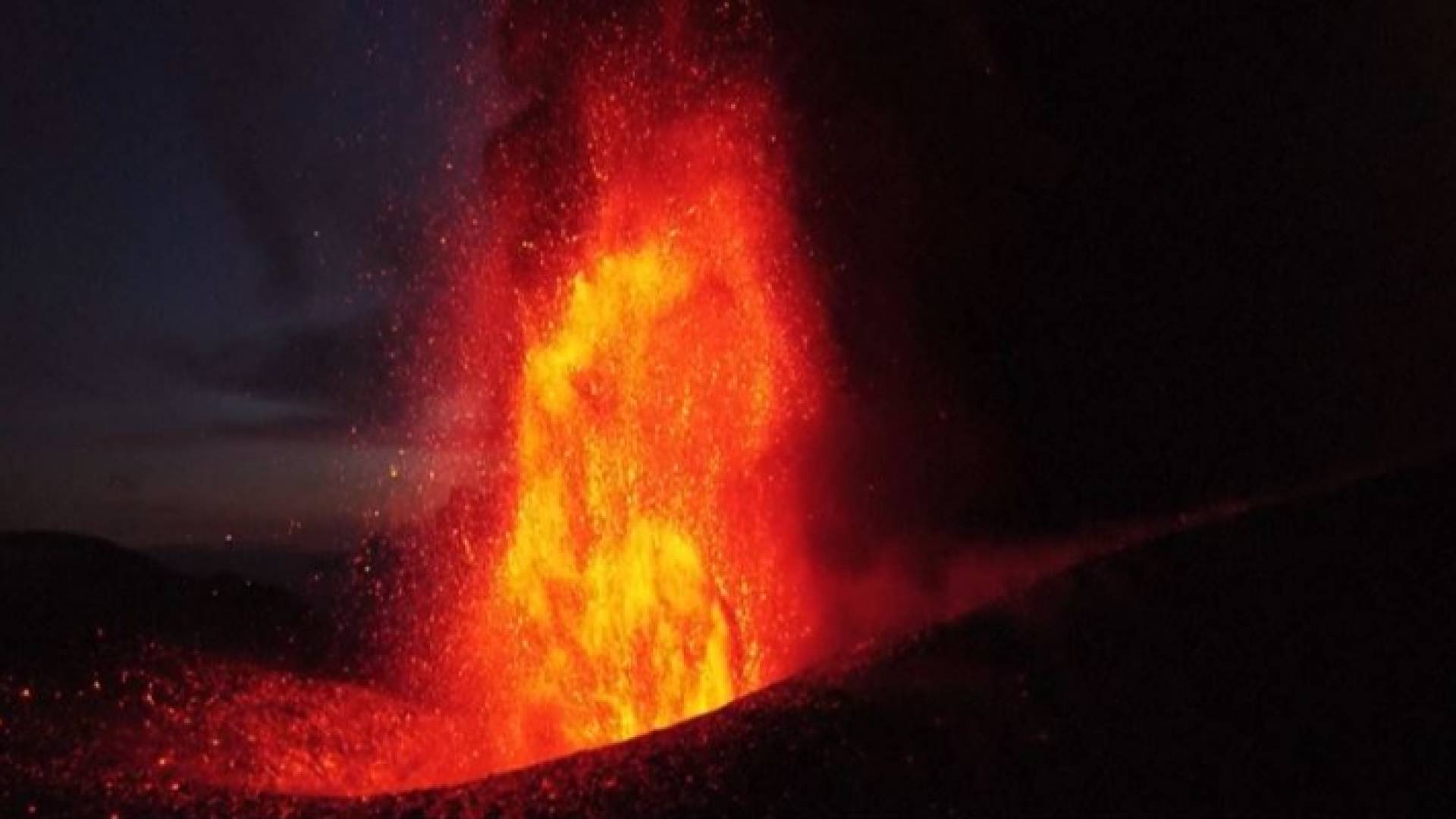 الصورة من البركان