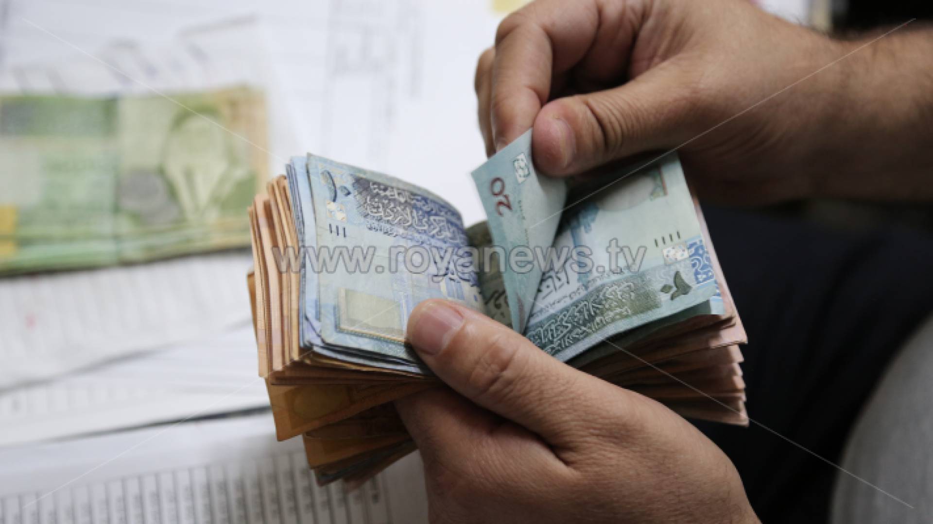 عملة ورقية أردنية - ارشيفية