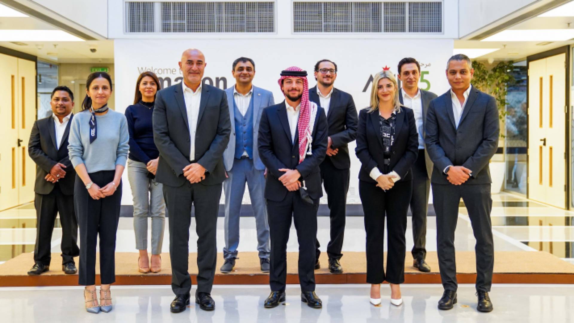 ولي العهد يفتتح المكتب الرئيسي الجديد لشركة أمازون