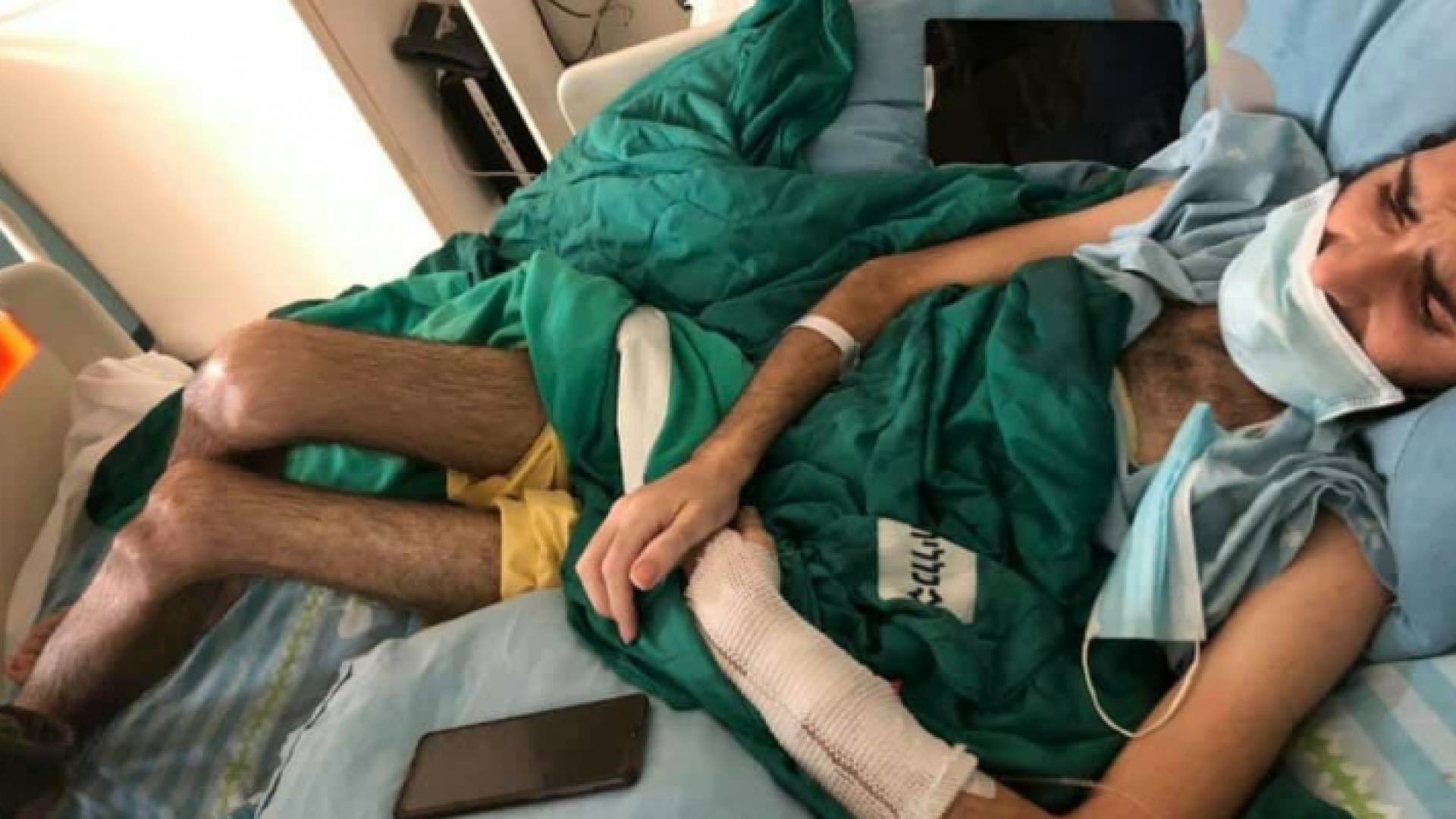 الأسير الفلسطيني مقداد القواسمي المضرب عن الطعام منذ 105 أيام