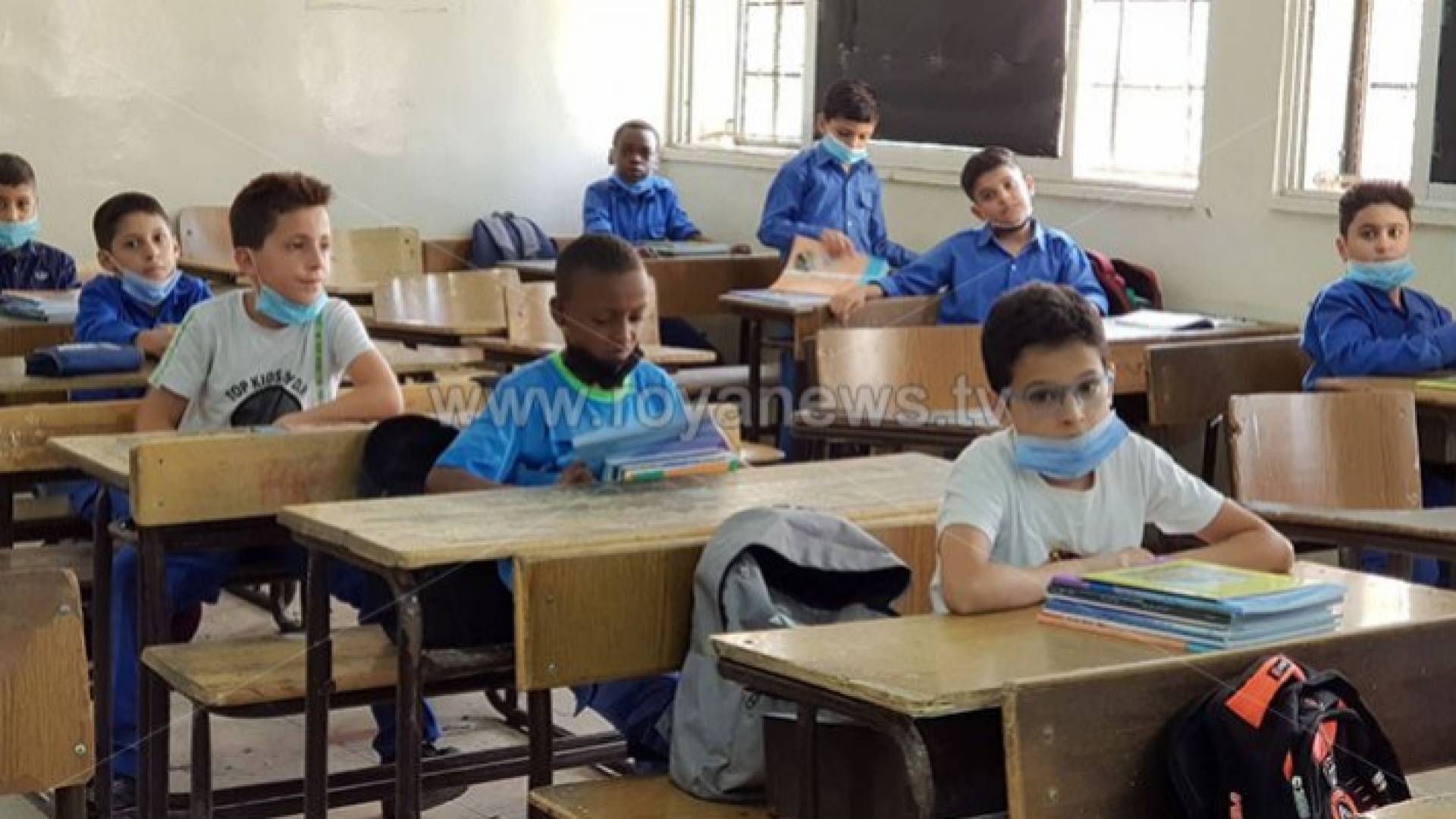 طلاب في المدرسة - ارشيفية