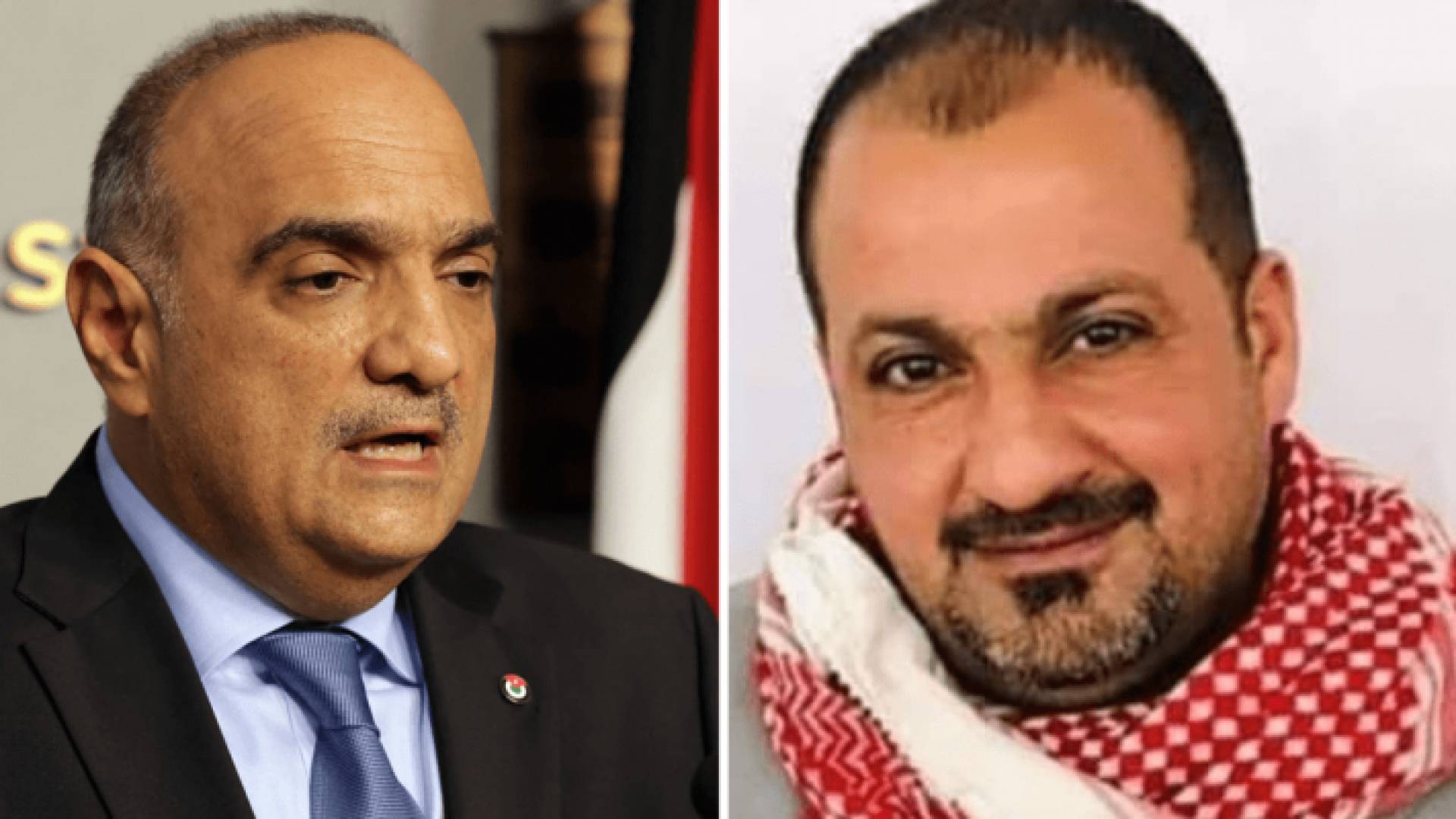 الناشط كميل الزعبي ورئيس الوزراء بشر الخصاونة