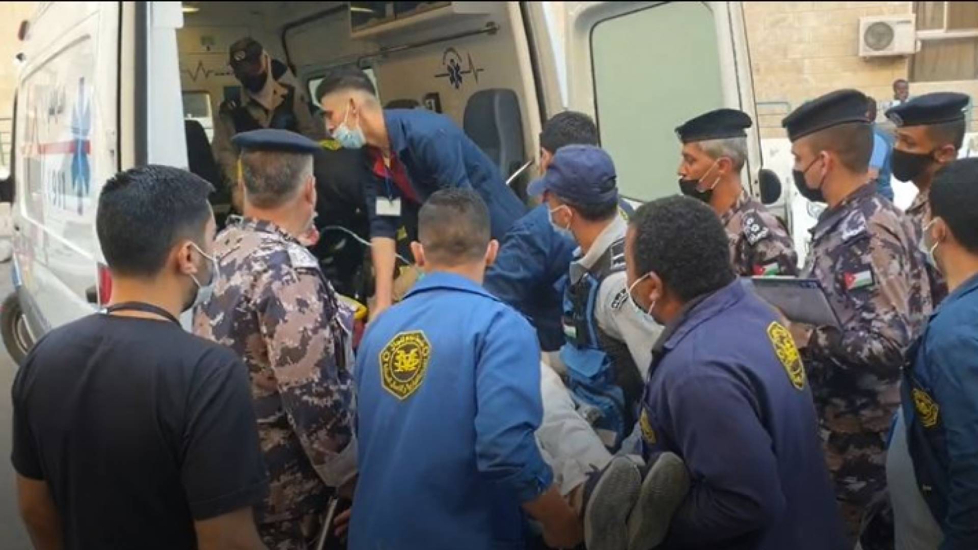 جانب من التمرين