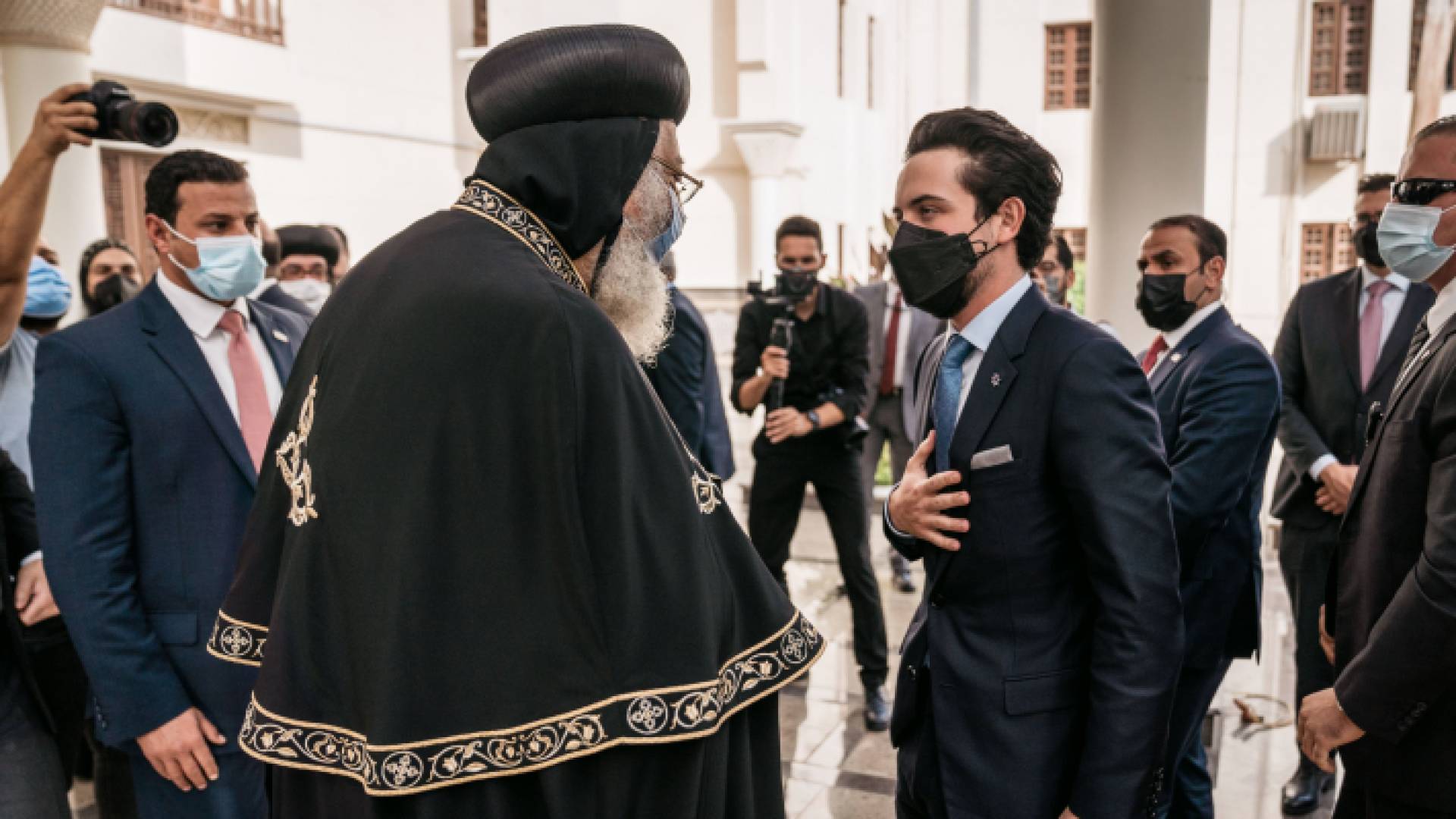 ولي العهد يلتقي بابا الإسكندرية وبطريرك الكنيسة القبطية الأرثوذكسية