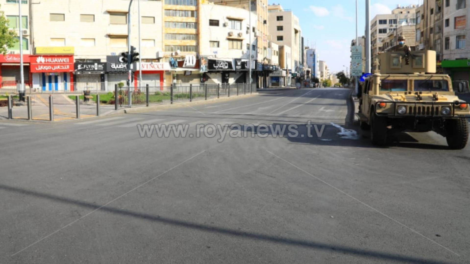إحدى آليات الجيش العربي في العاصمة عمان - أرشيفية