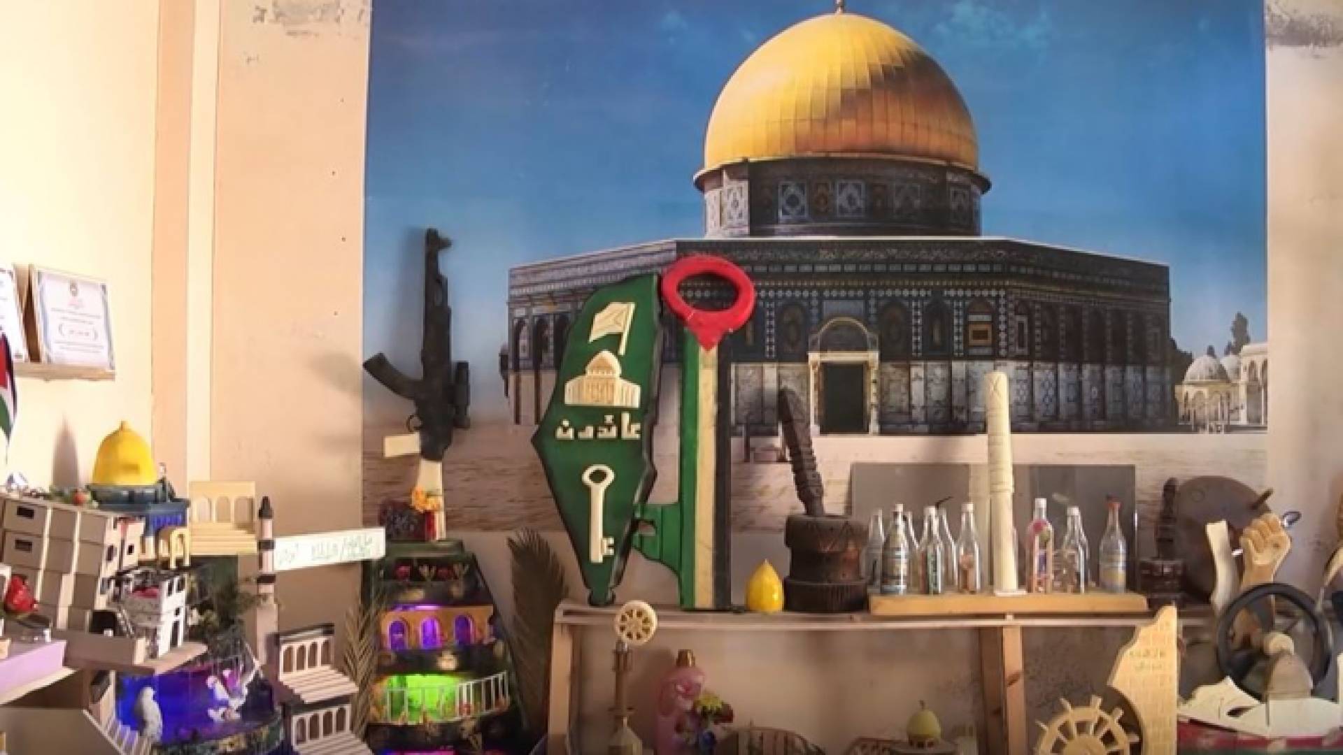 من أعمال الفنان التشكيلي محمد الحاج