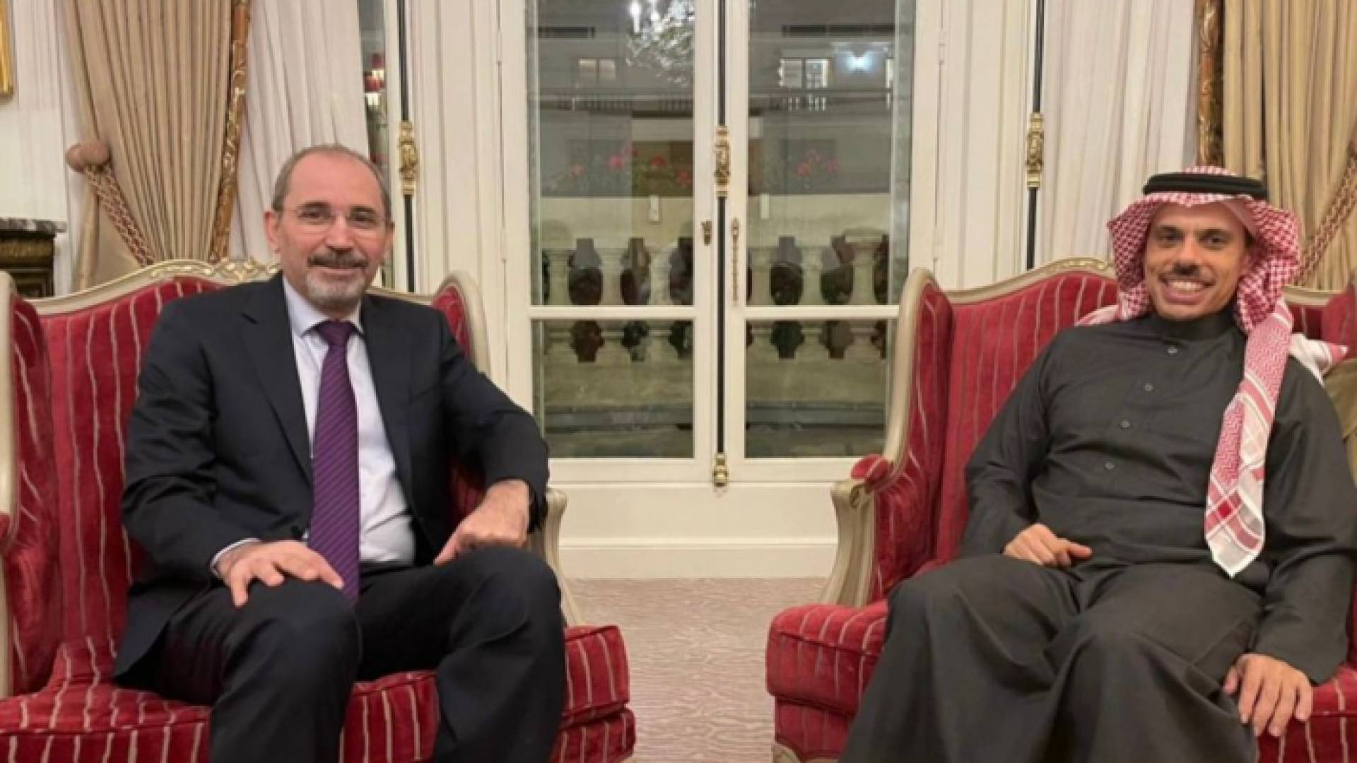 الصفدي يلتقي نظيره السعودي