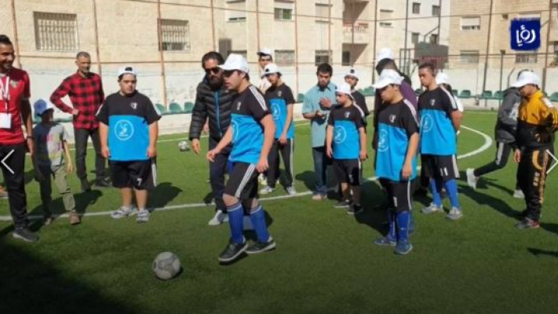 تأسيس فريق كرة قدم لأطفال متلازمة داون