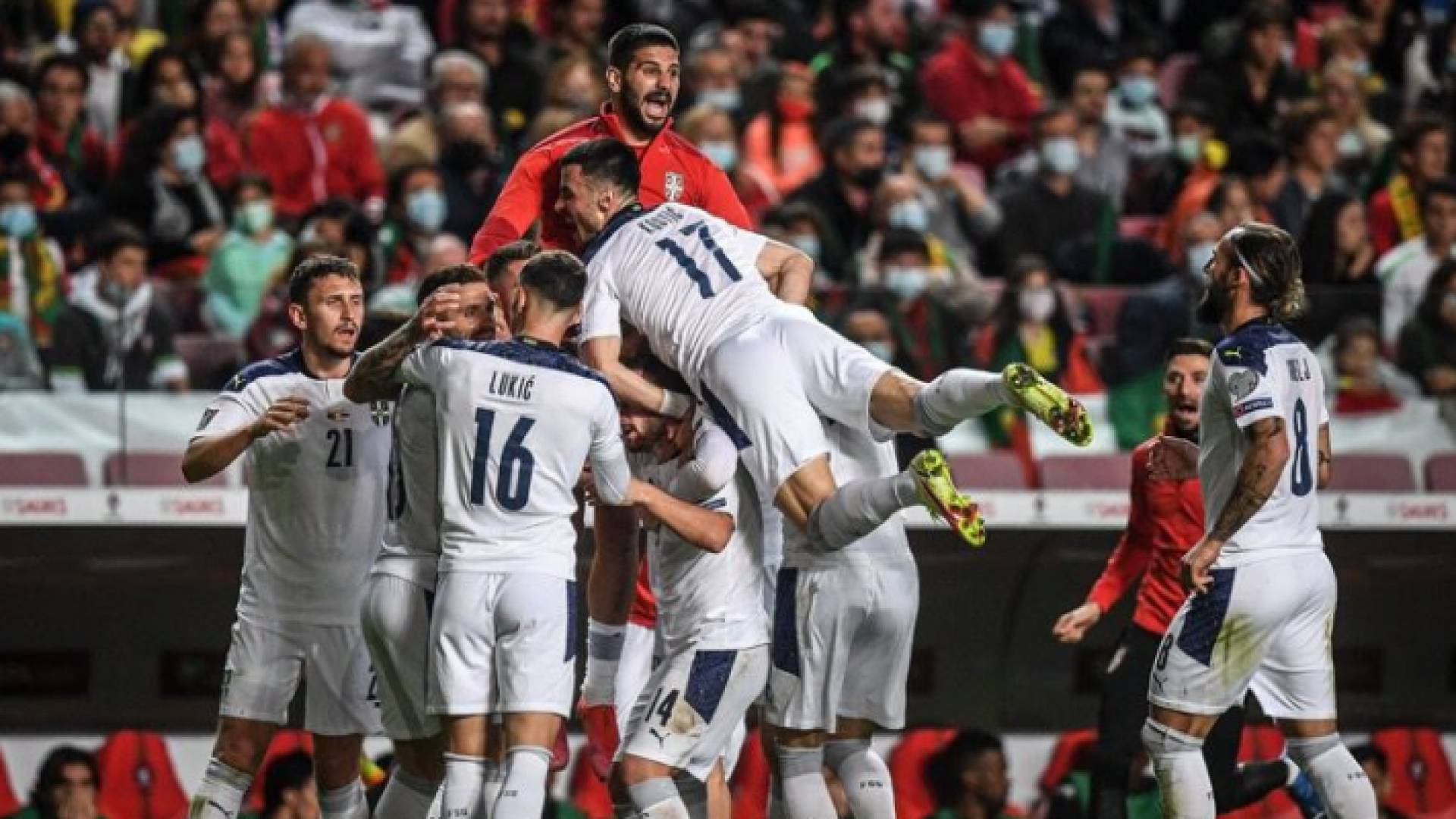 صربيا تصعد للمونديال بهدف بالوقت القاتل في البرتغال