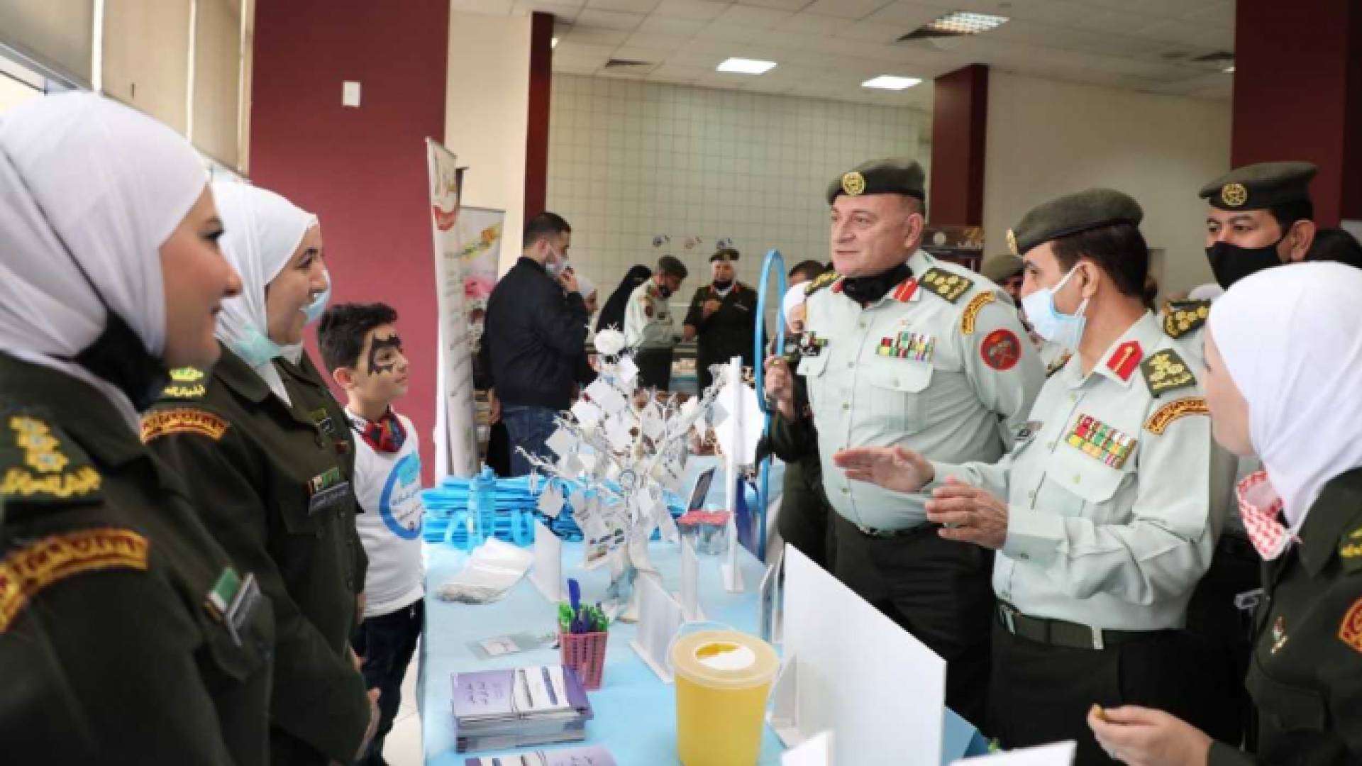 افتتاح المعرض الخاص بمرضى السكري بمستشفى الملكة رانيا العبداالله للأطفال