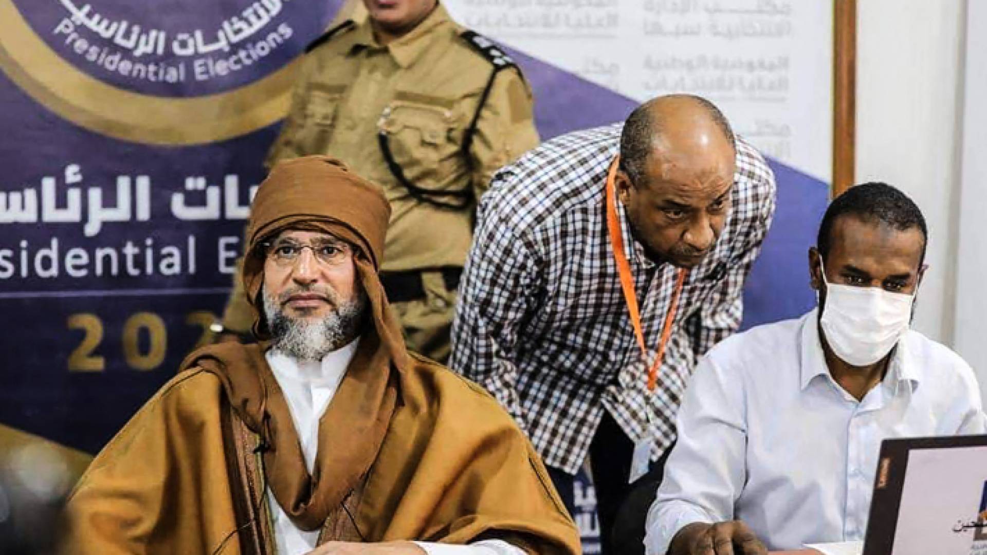 سيف الإسلام نجل الرئيس الراحل معمر القذافي