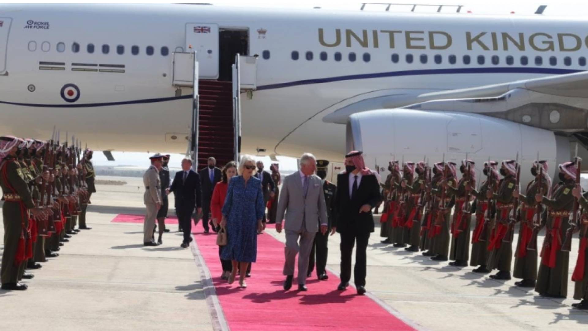 أمير ويلز يصل الأردن في زيارة رسمية