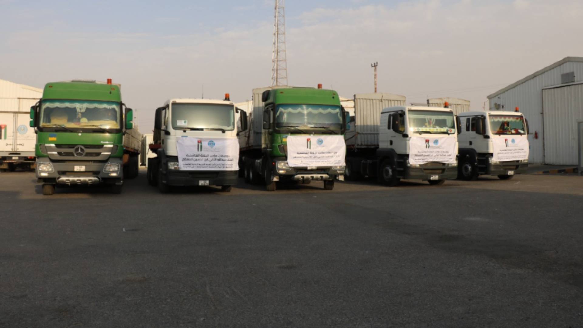 الأردن يسير قافلة مساعدات جديدة الى غزة