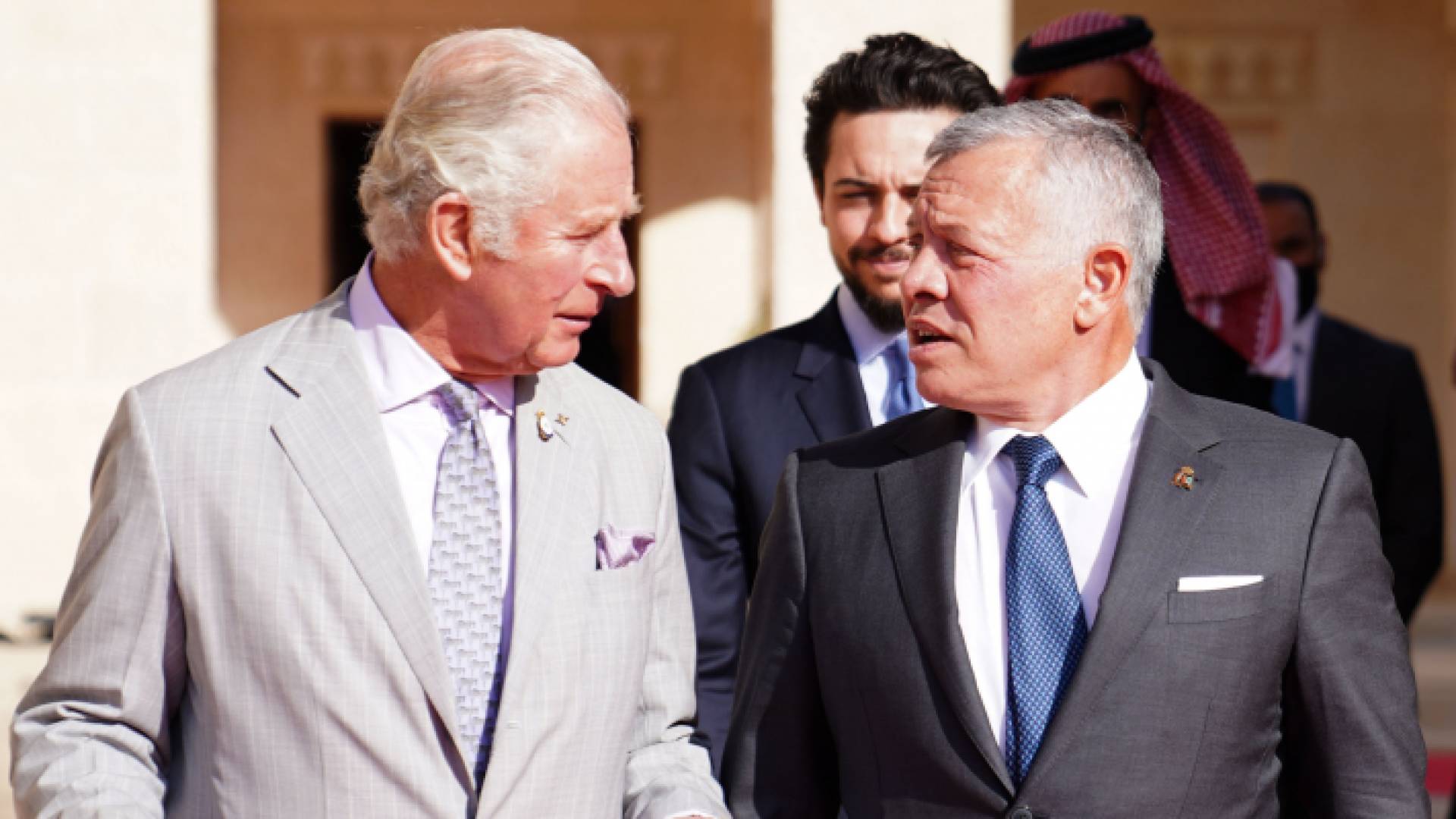 جلالة الملك والأمير ويلز