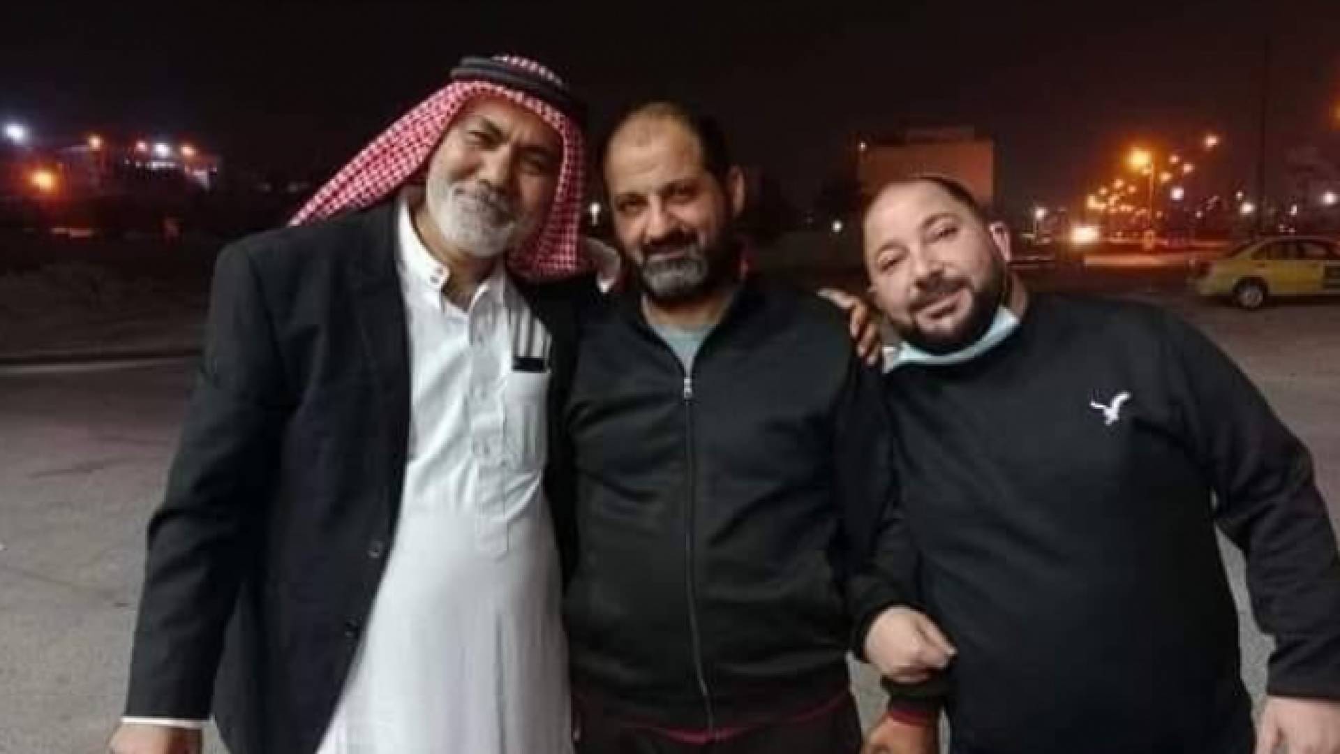 الناشط الزعبي بعد الإفراج عنه