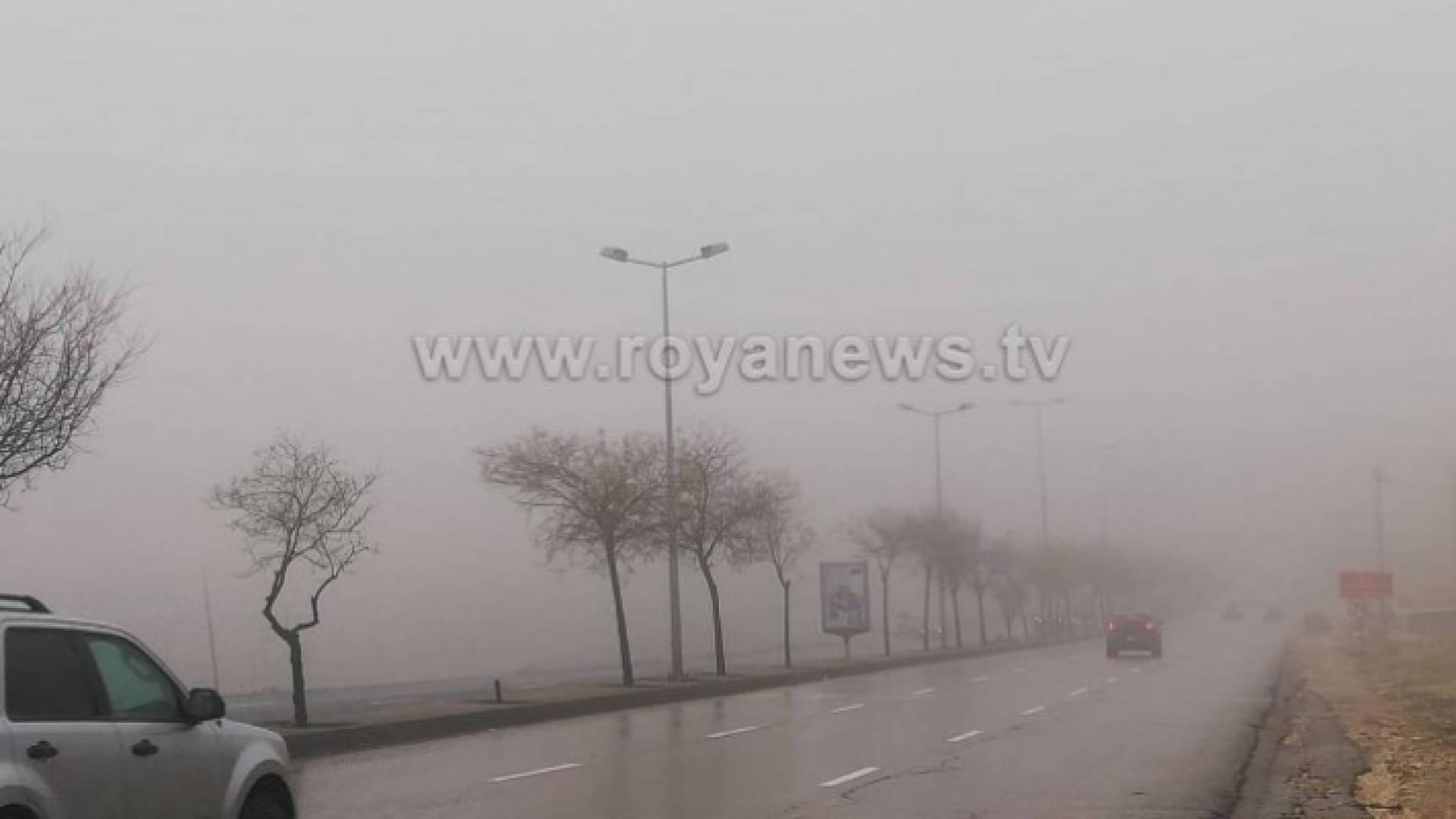 تنبيه من تدني مدى الرؤية الأفقية بفعل تشكل الضباب في الأردن