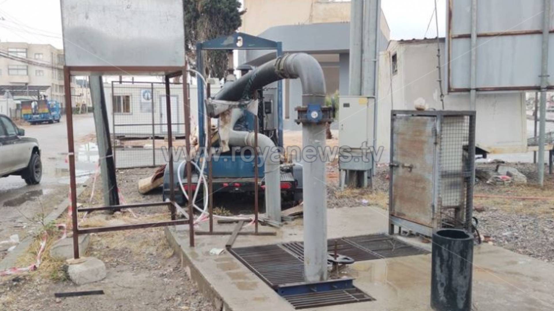 جانب من عملية التنظيف