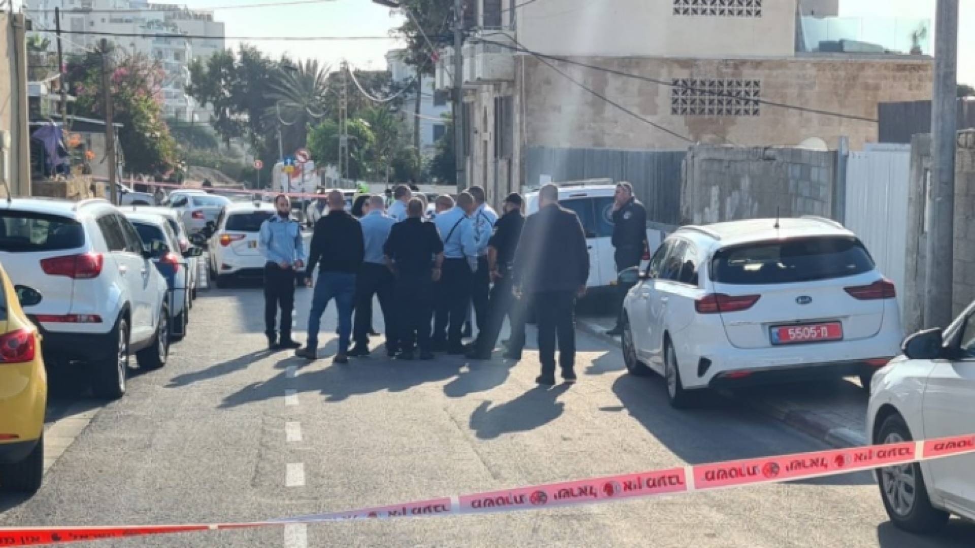 من مكان عملية الطعن في يافا