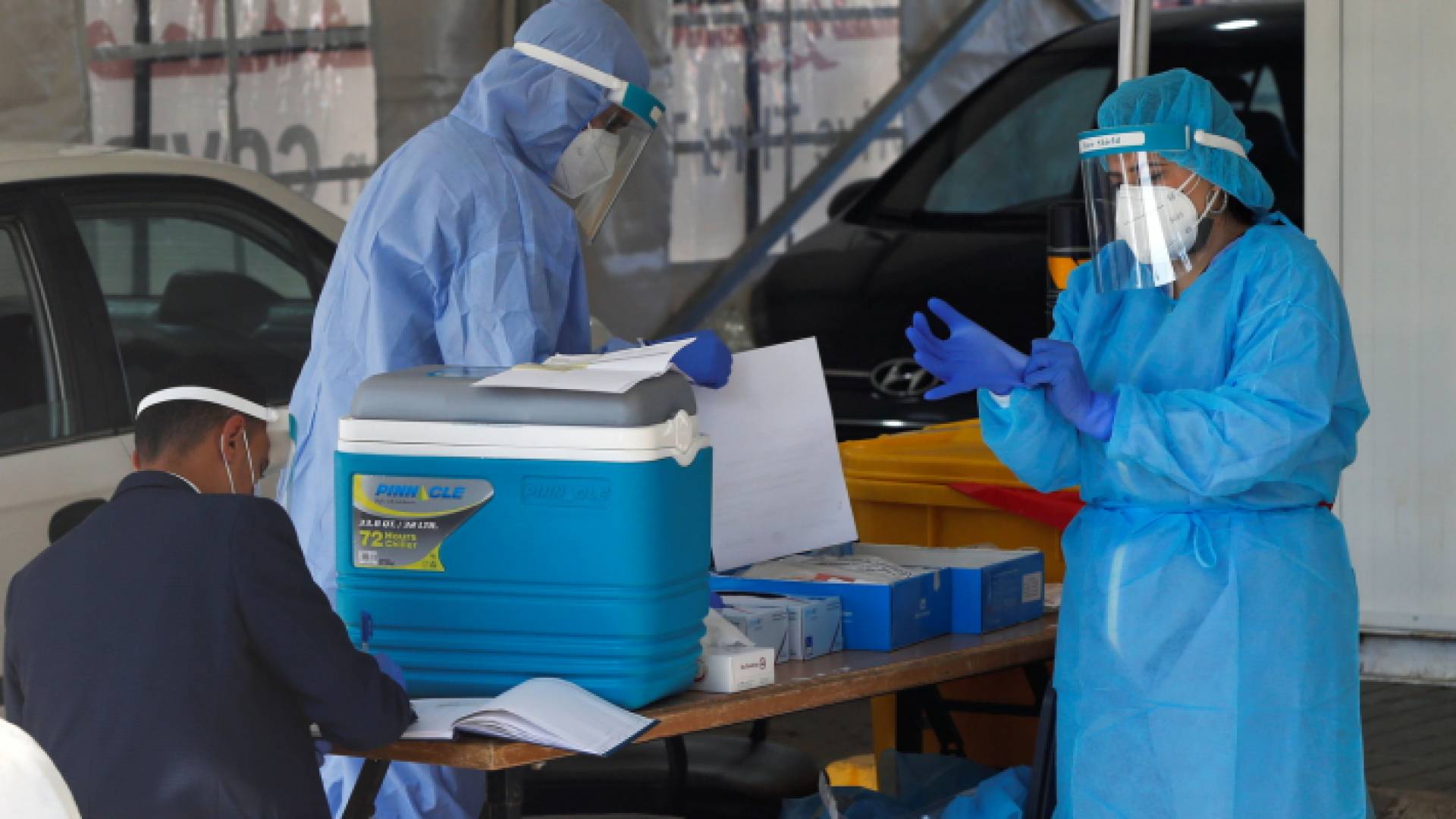 فرق فحص كورونا